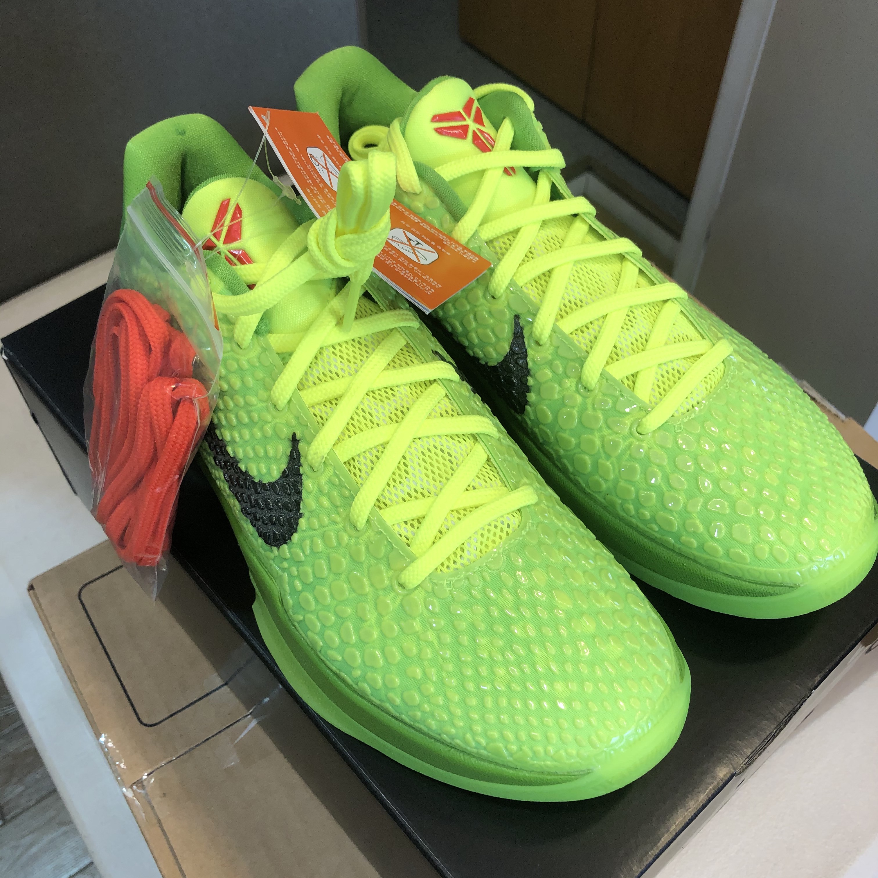 Nike Kobe 6 Protro Green Apple 착용 스타일
