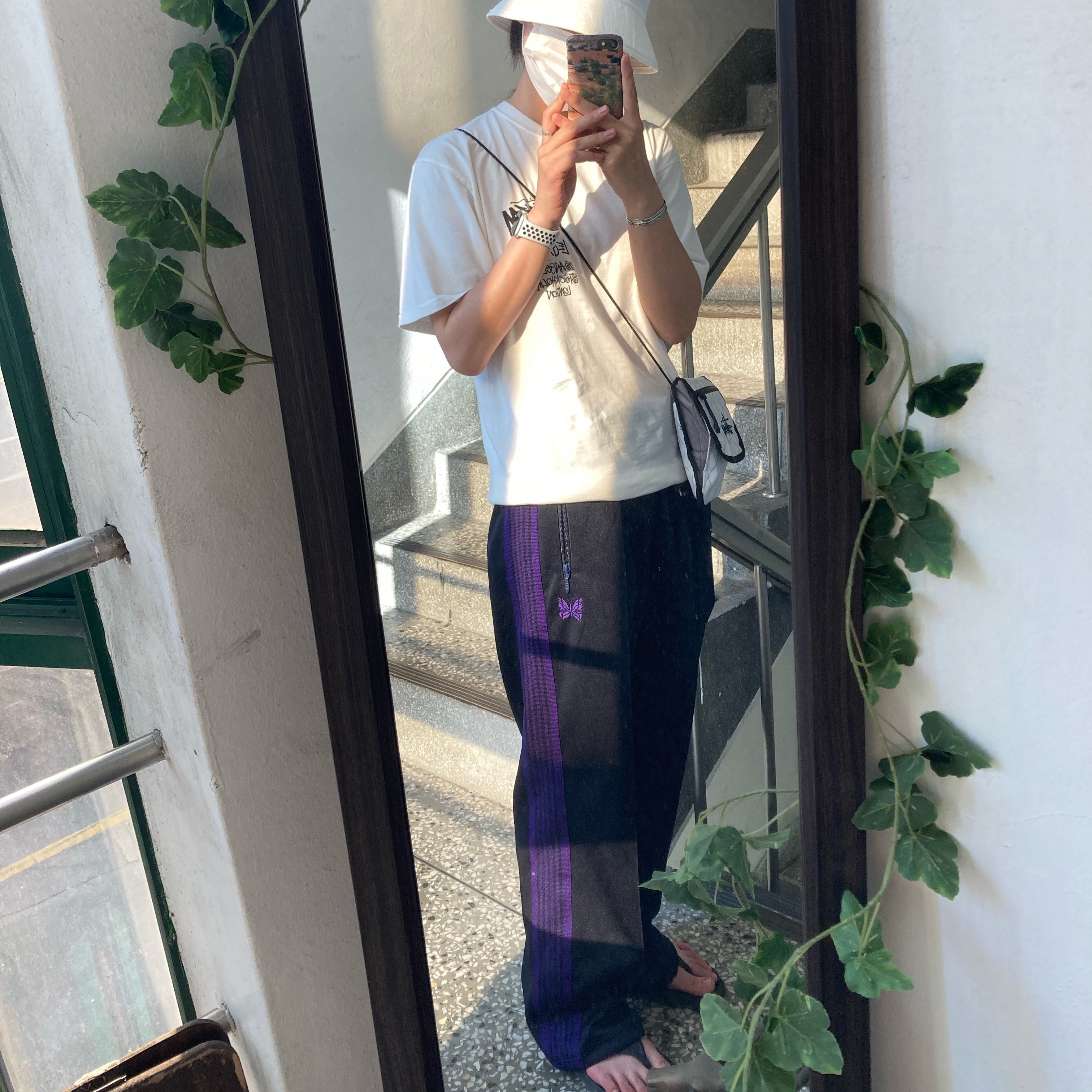 Stussy x Our Legacy Surfman T-Shirt White - 21SS 착용 스타일