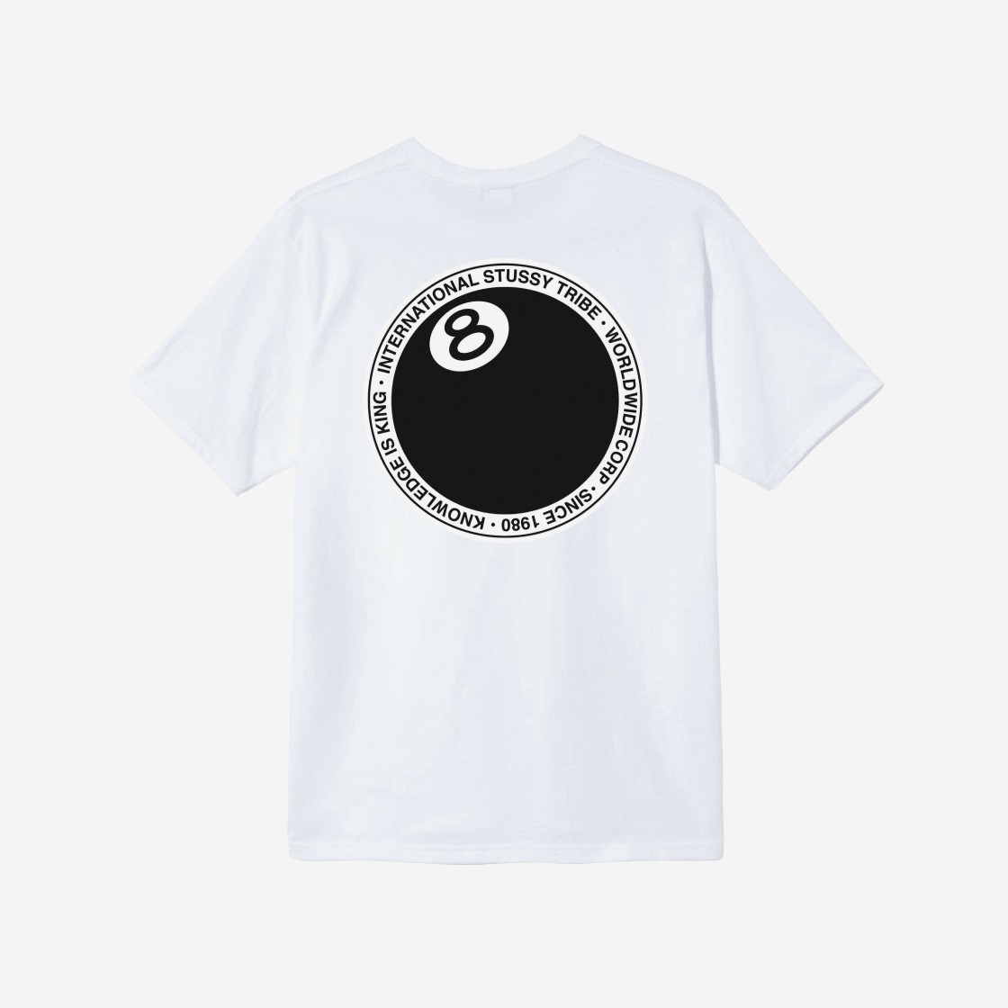 Stussy 8 Ball Dot T-Shirt White 상세 이미지 1