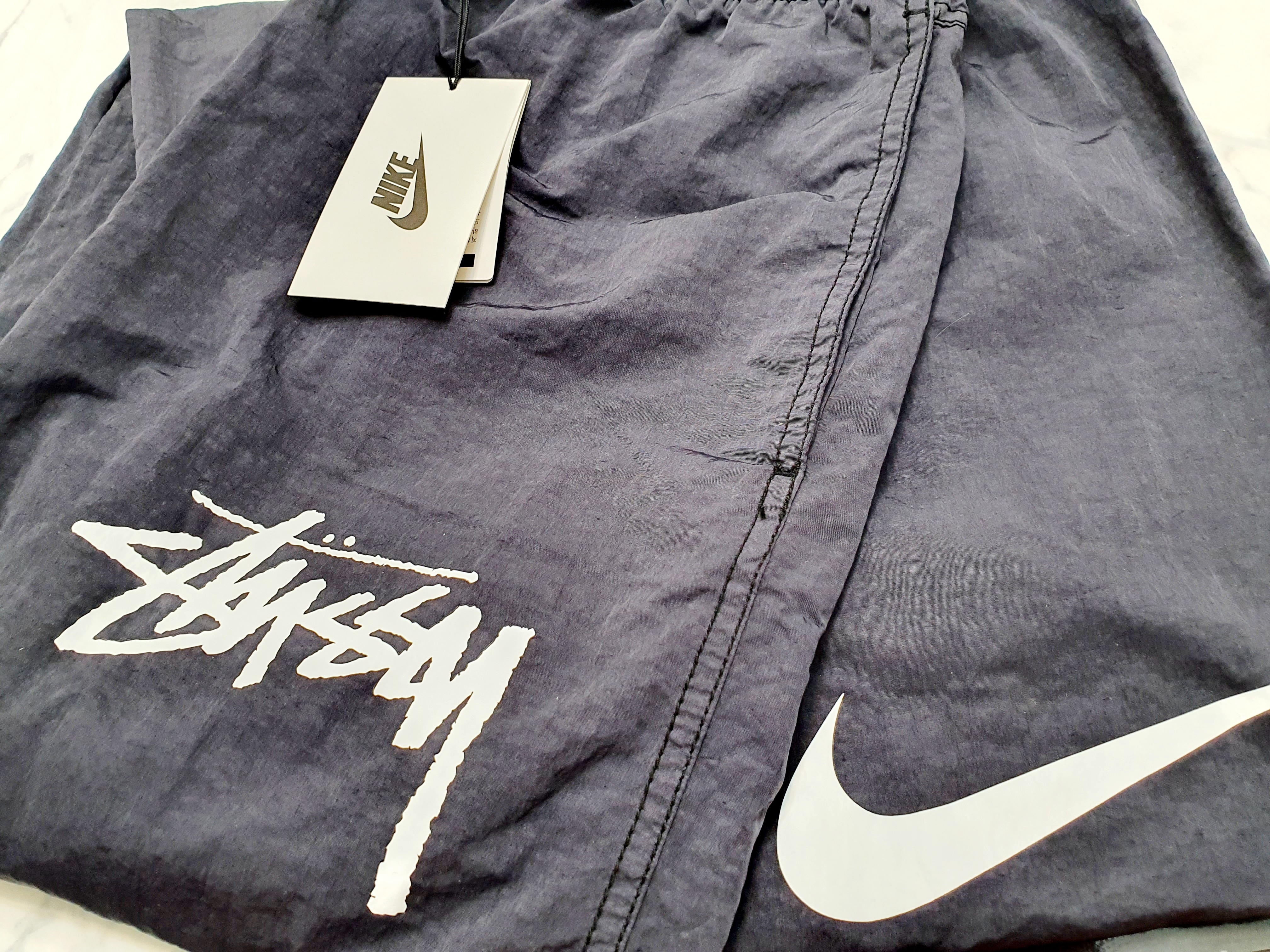 Nike x Stussy Water Shorts Off Noir 착용 스타일
