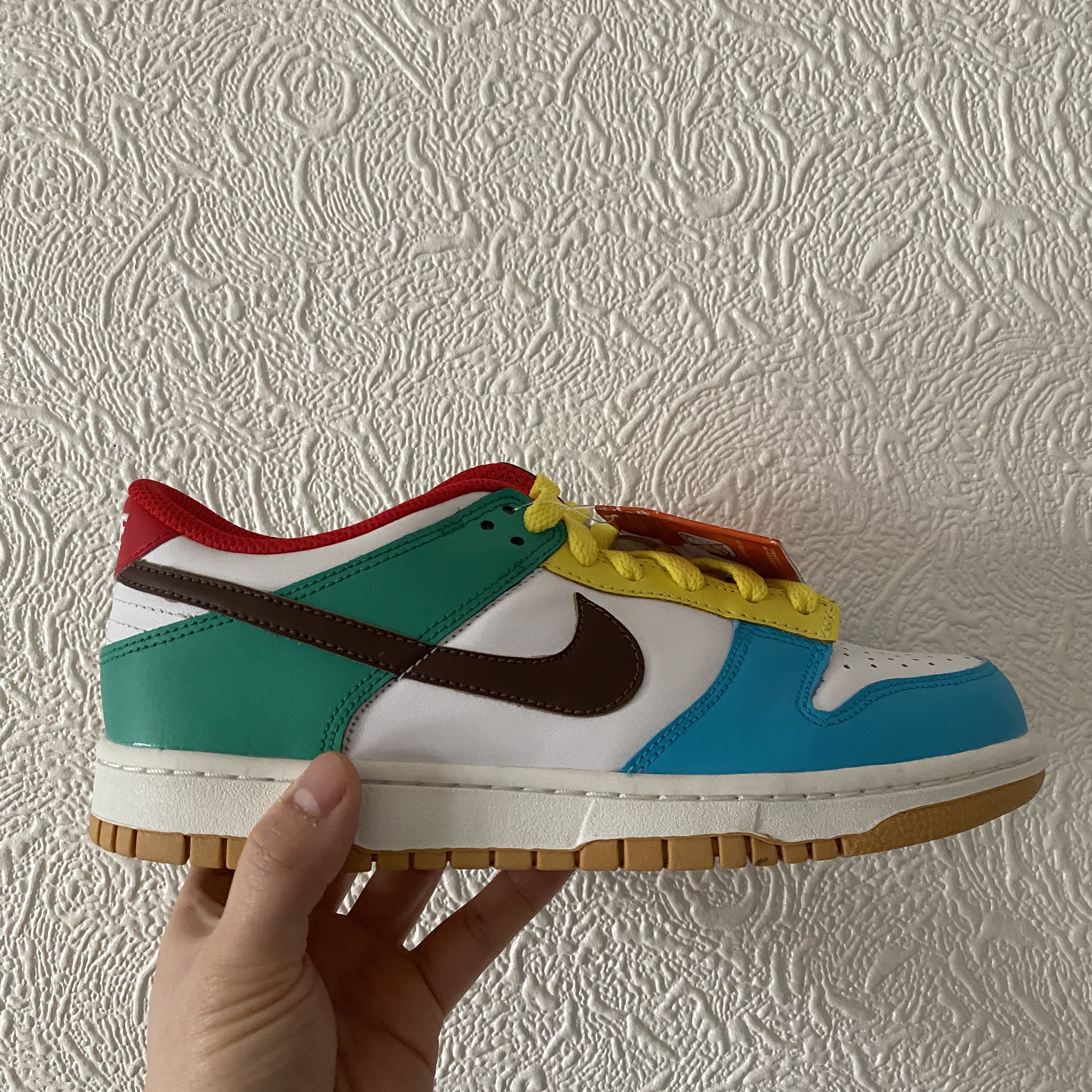 Nike Dunk Low SE Free.99 White 착용 스타일 - 4