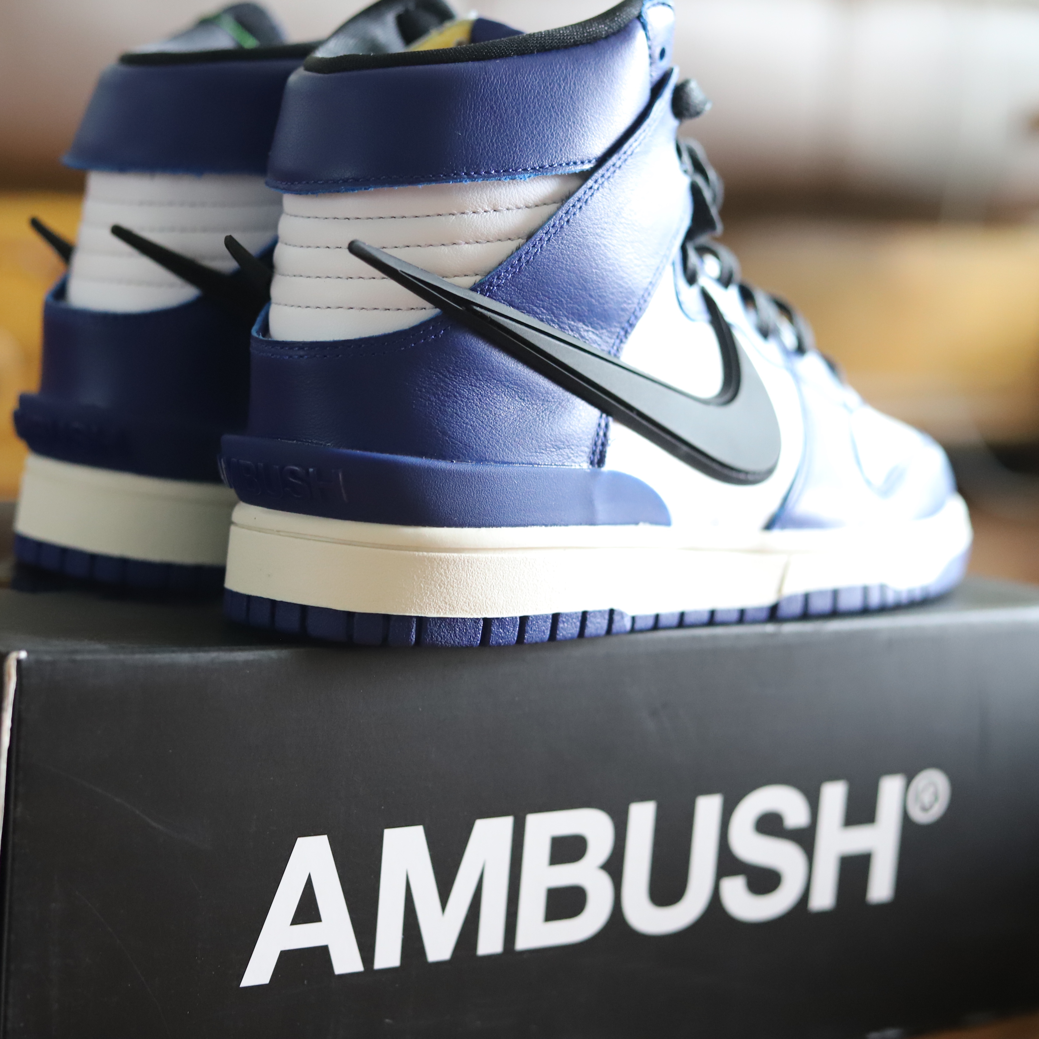 Nike x Ambush Dunk High Deep Royal Blue 착용 스타일
