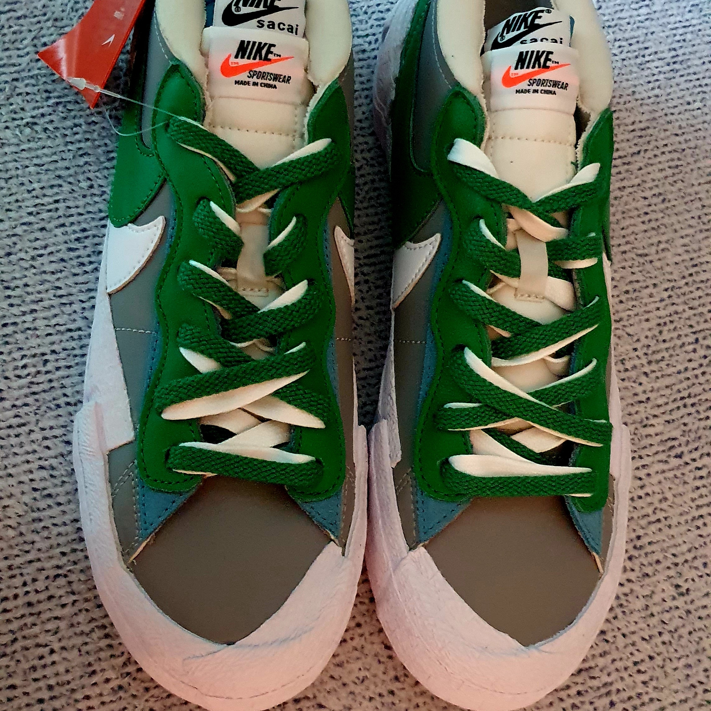 Nike x Sacai Blazer Low Classic Green 착용 스타일