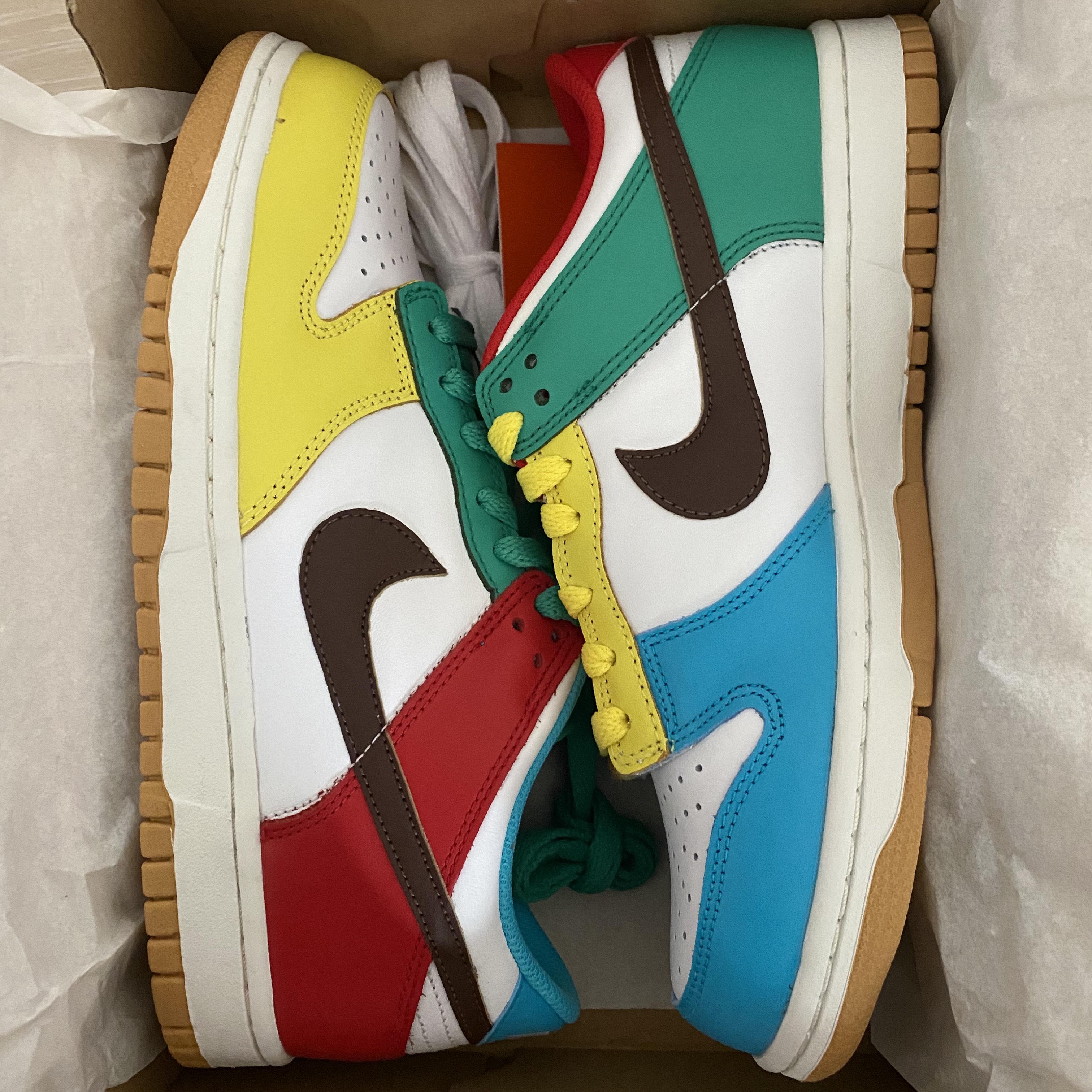 Nike Dunk Low SE Free.99 White 착용 스타일 - 1