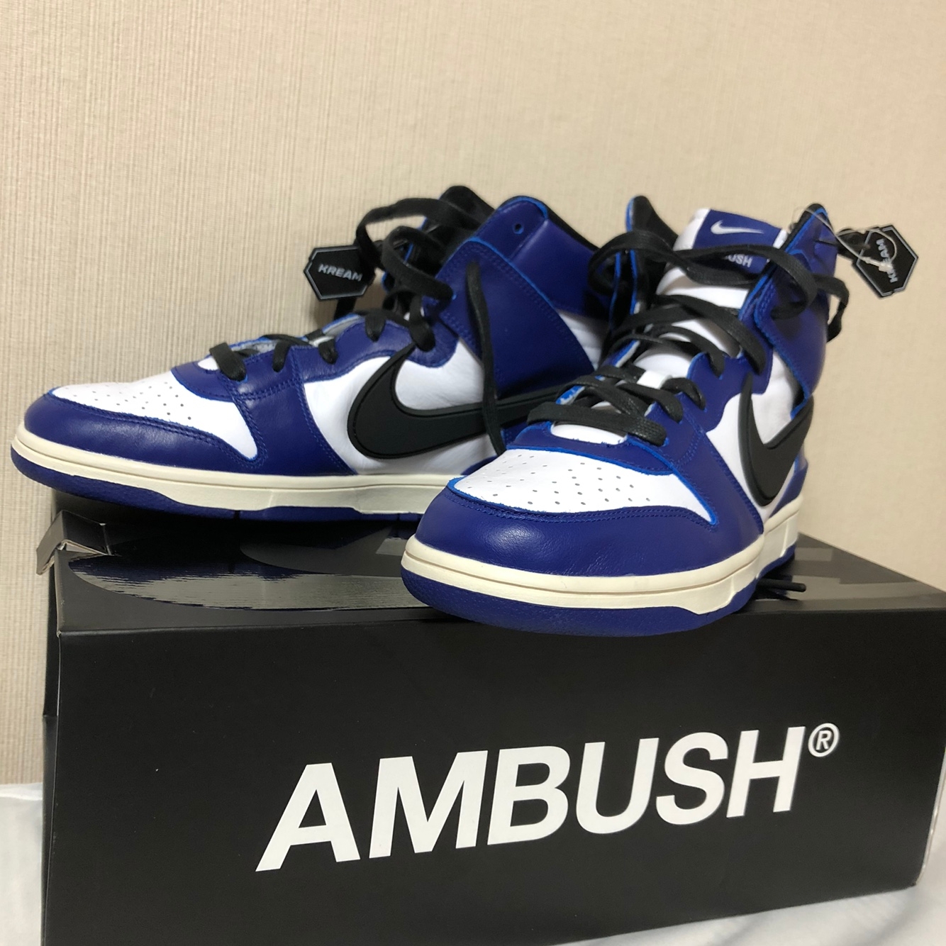 Nike x Ambush Dunk High Deep Royal Blue 착용 스타일 - 3