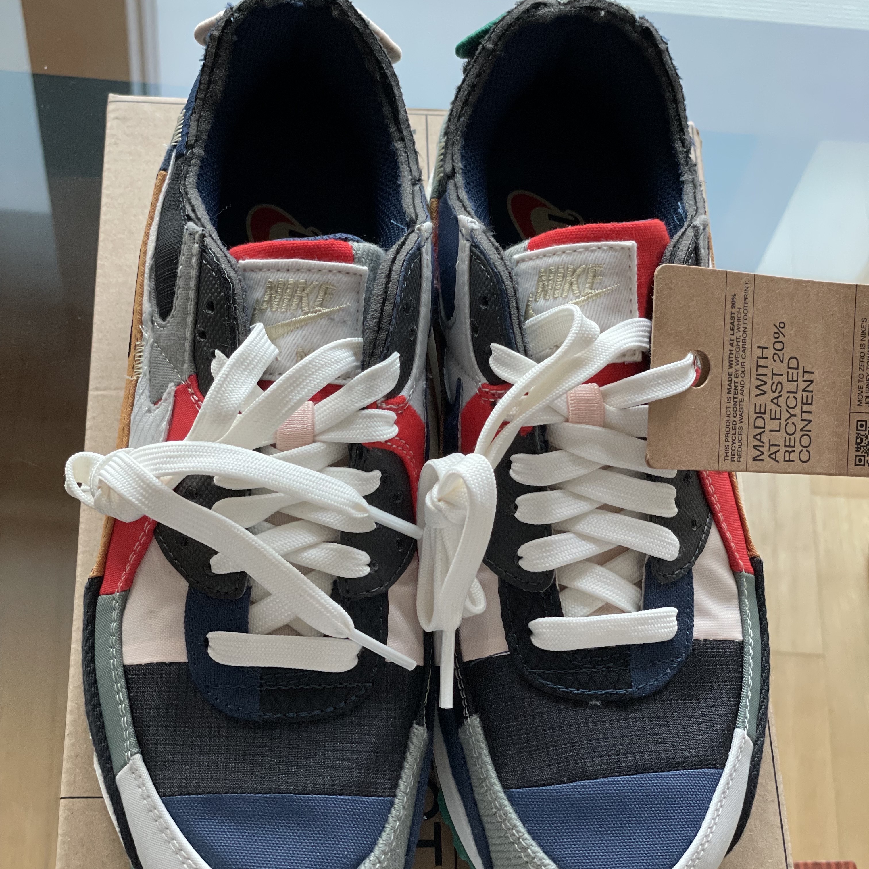 (W) Nike Air Max 90 QS Scrap 착용 스타일