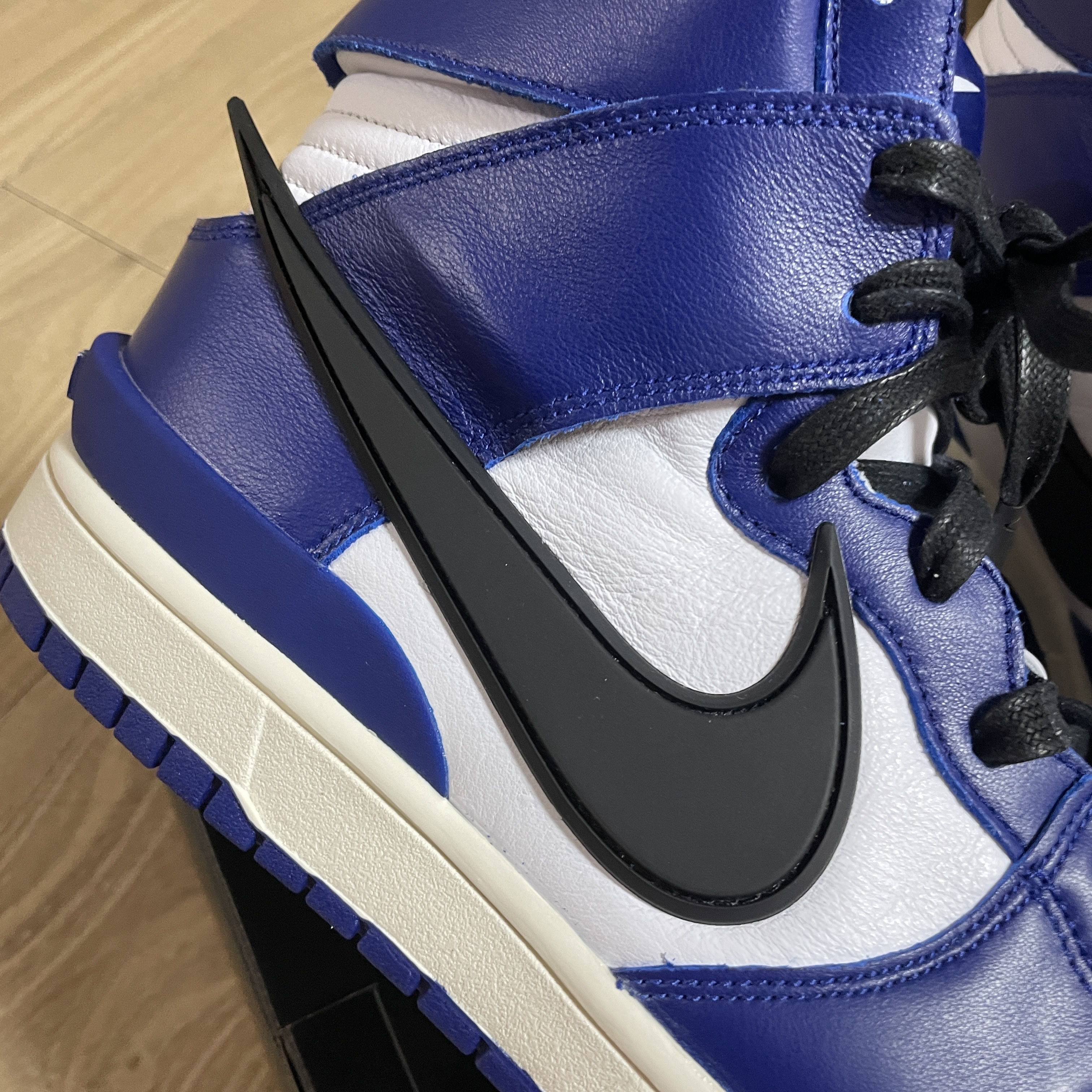 Nike x Ambush Dunk High Deep Royal Blue 착용 스타일 - 5