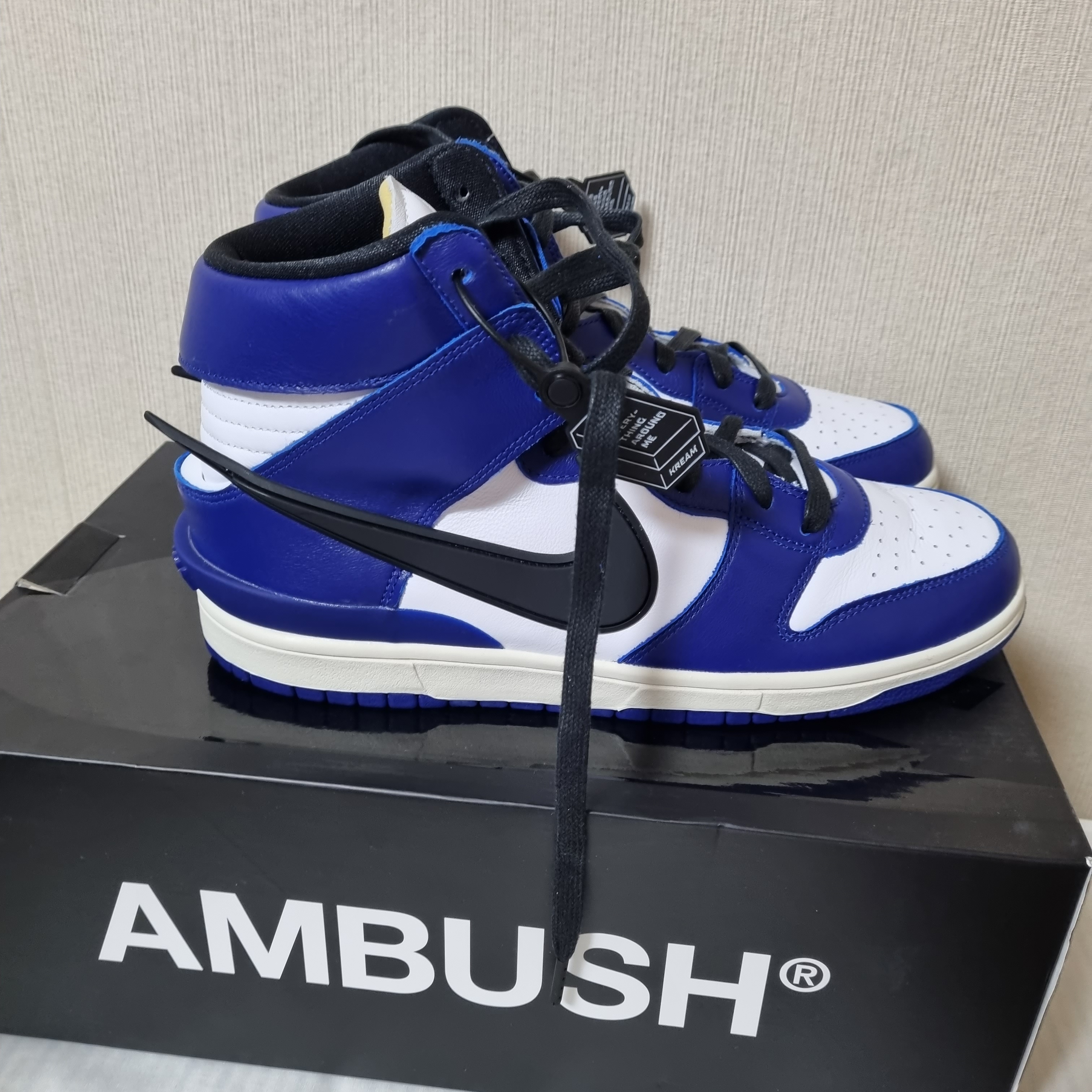 Nike x Ambush Dunk High Deep Royal Blue 착용 스타일 - 2