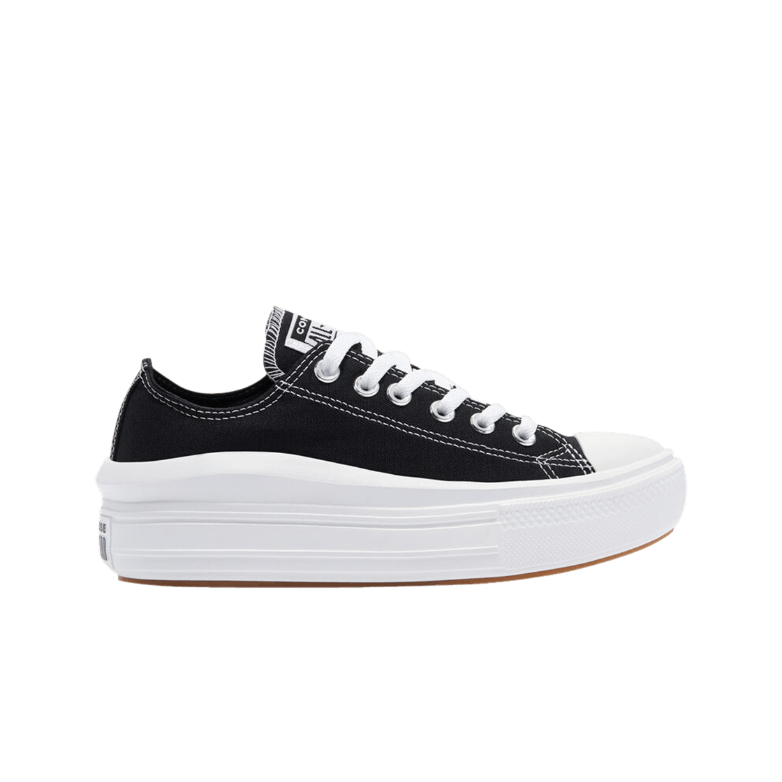 (W) 컨버스 척 테일러 올스타 무브 로우 블랙((W) Converse Chuck Taylor All Star Move Ox Black)