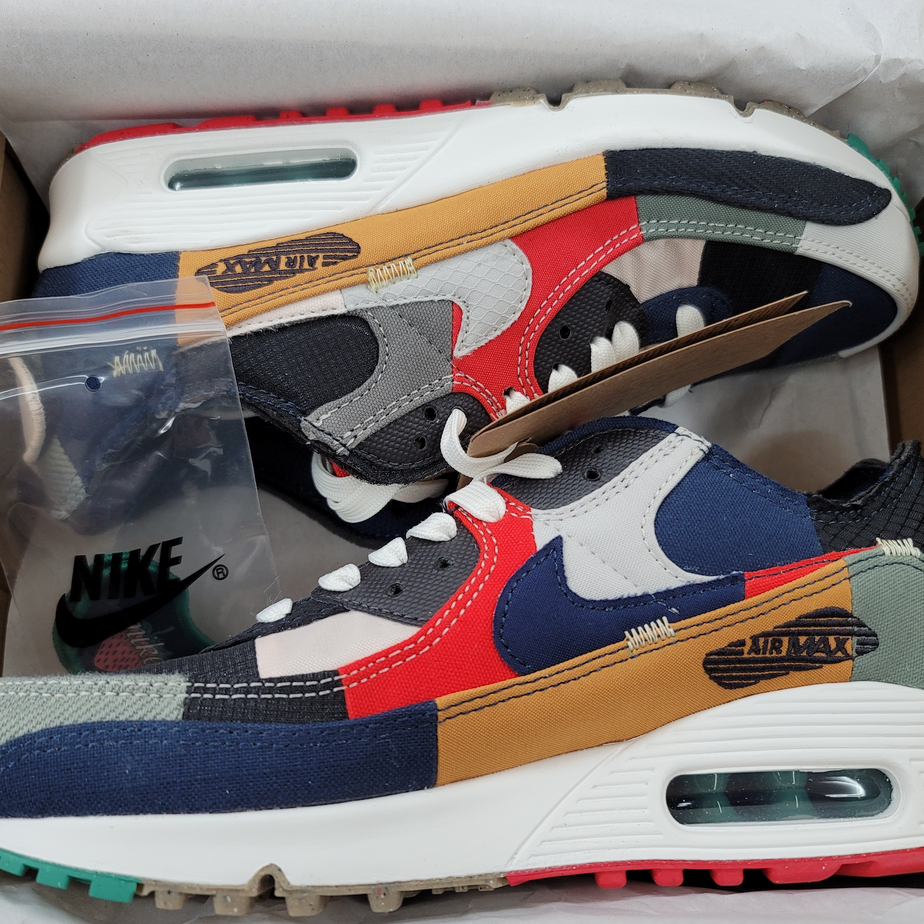 (W) Nike Air Max 90 QS Scrap 착용 스타일