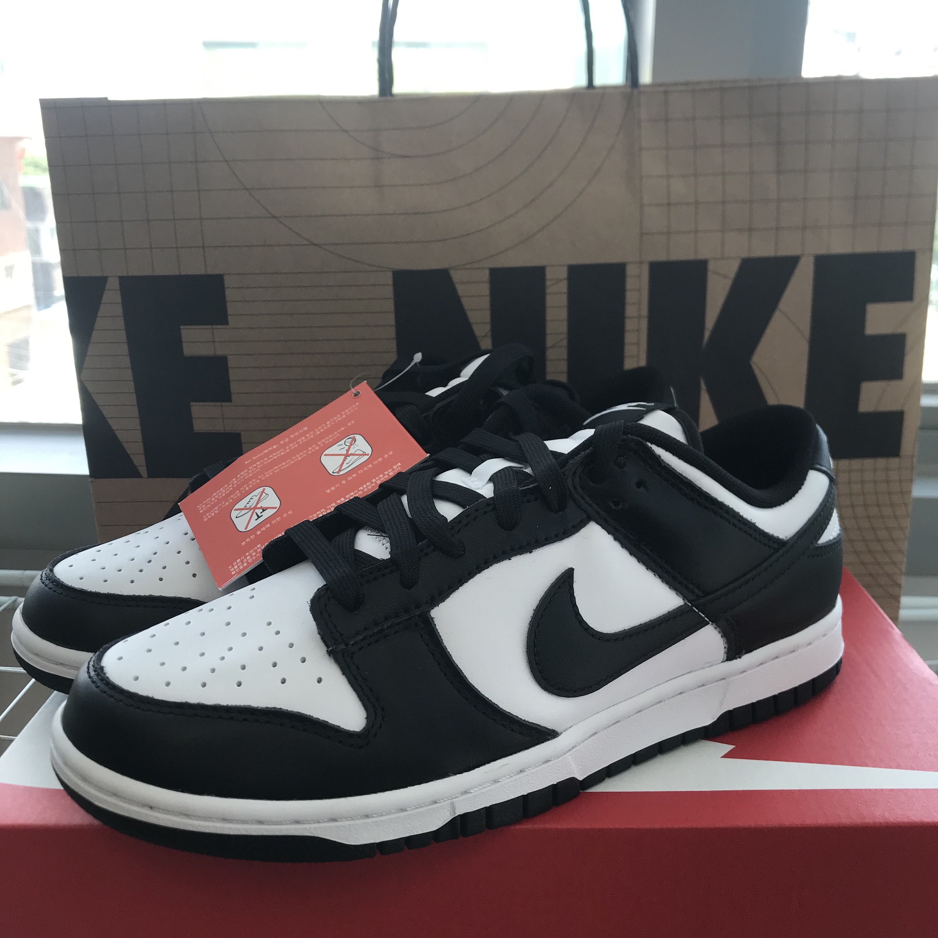 Nike Dunk Low Retro Black 착용 스타일 - 3