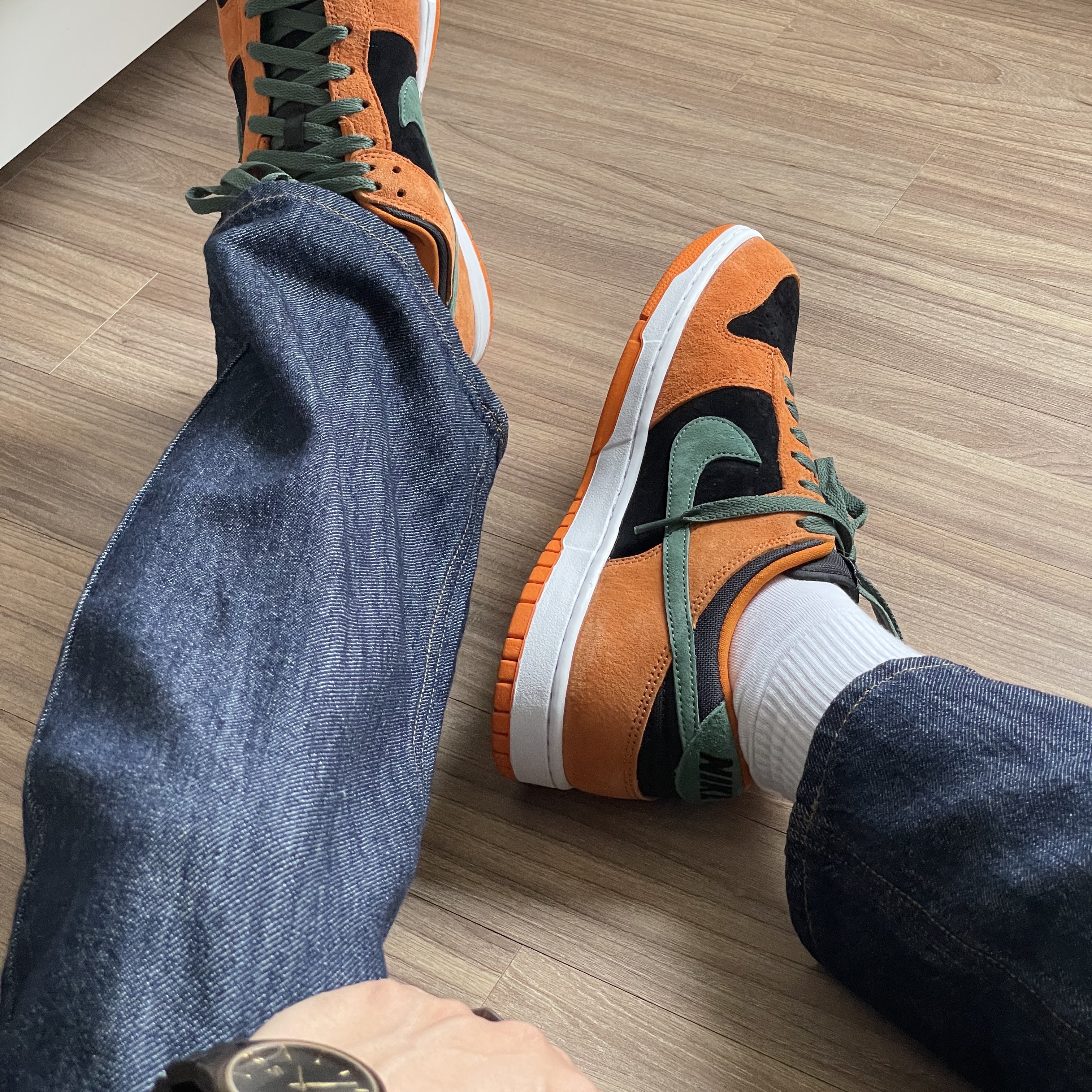 Nike Dunk Low SP Ceramic 착용 스타일 - 1