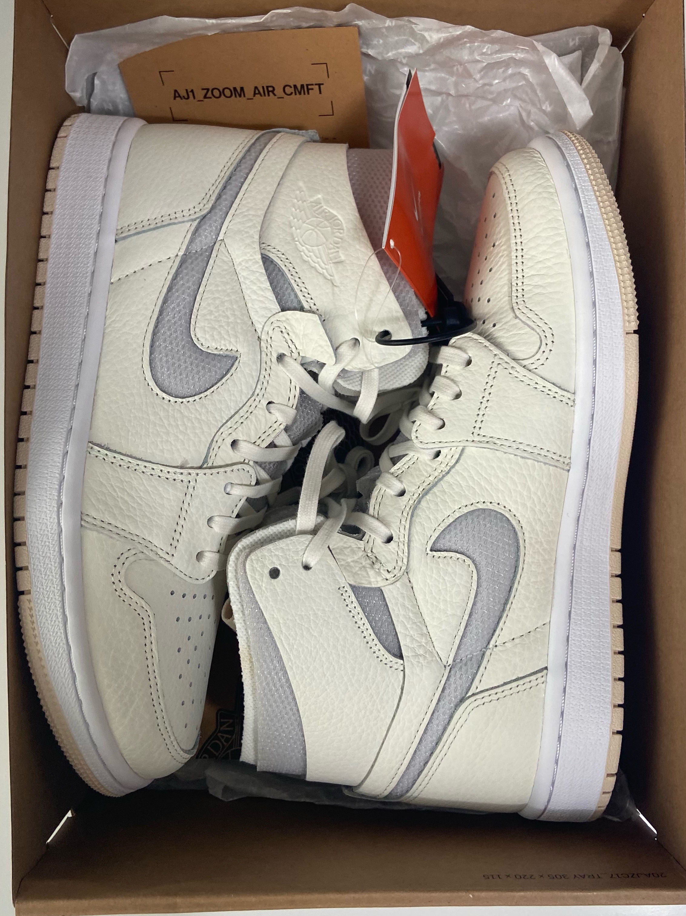 (W) Jordan 1 Zoom Air CMFT Sail 착용 스타일 - 1
