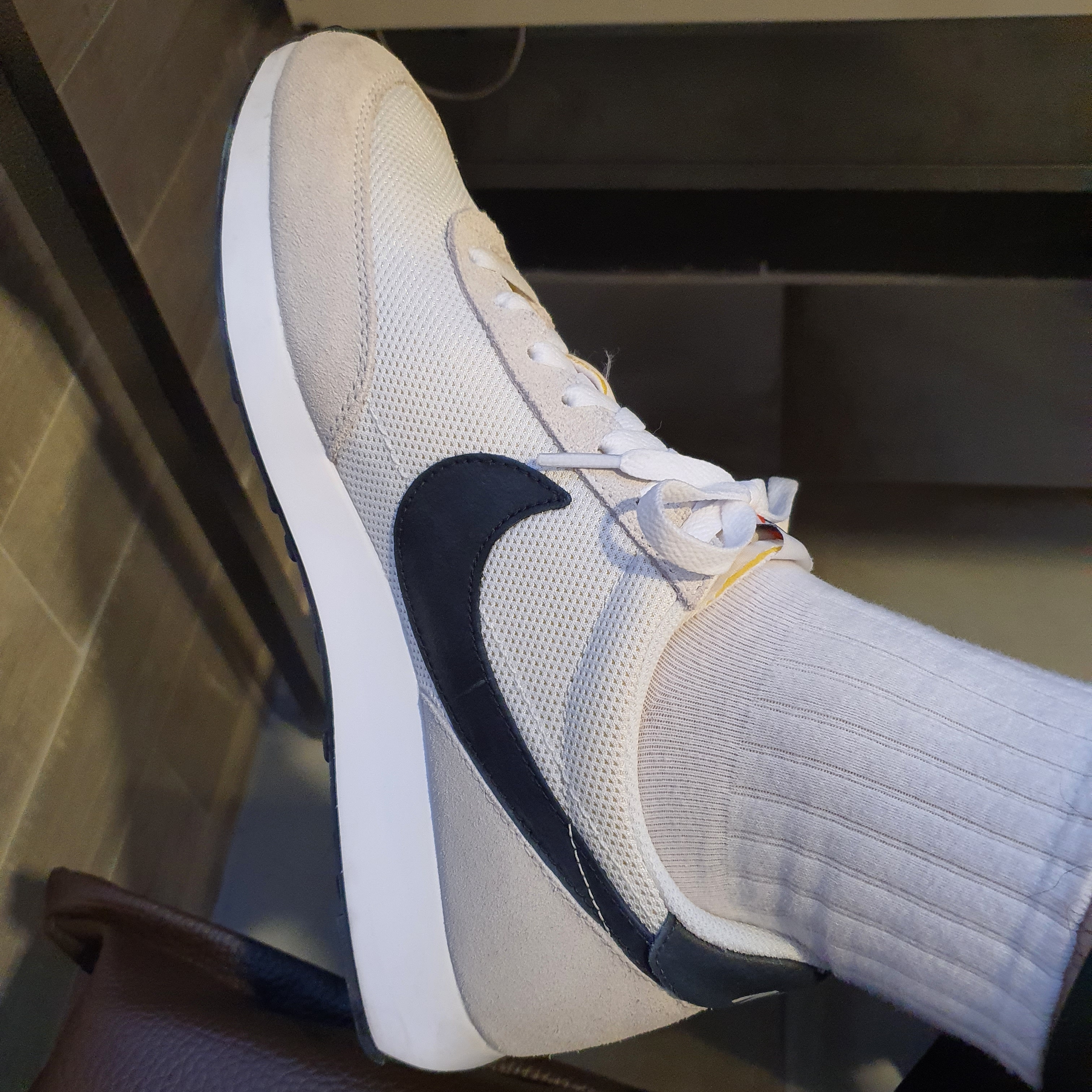 Nike Air Tailwind 79 White Phantom Black 착용 스타일 - 2