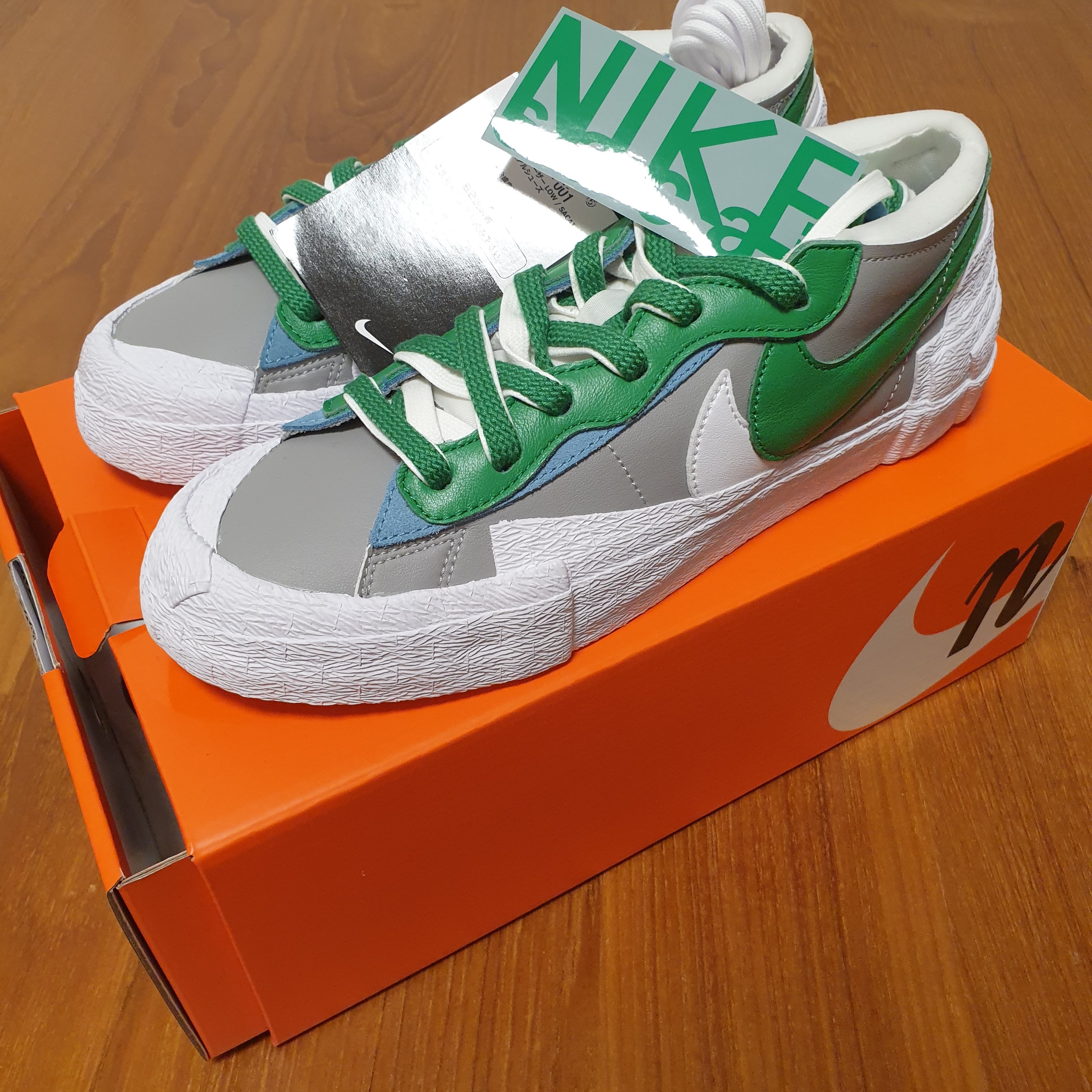 Nike x Sacai Blazer Low Classic Green 착용 스타일 - 4
