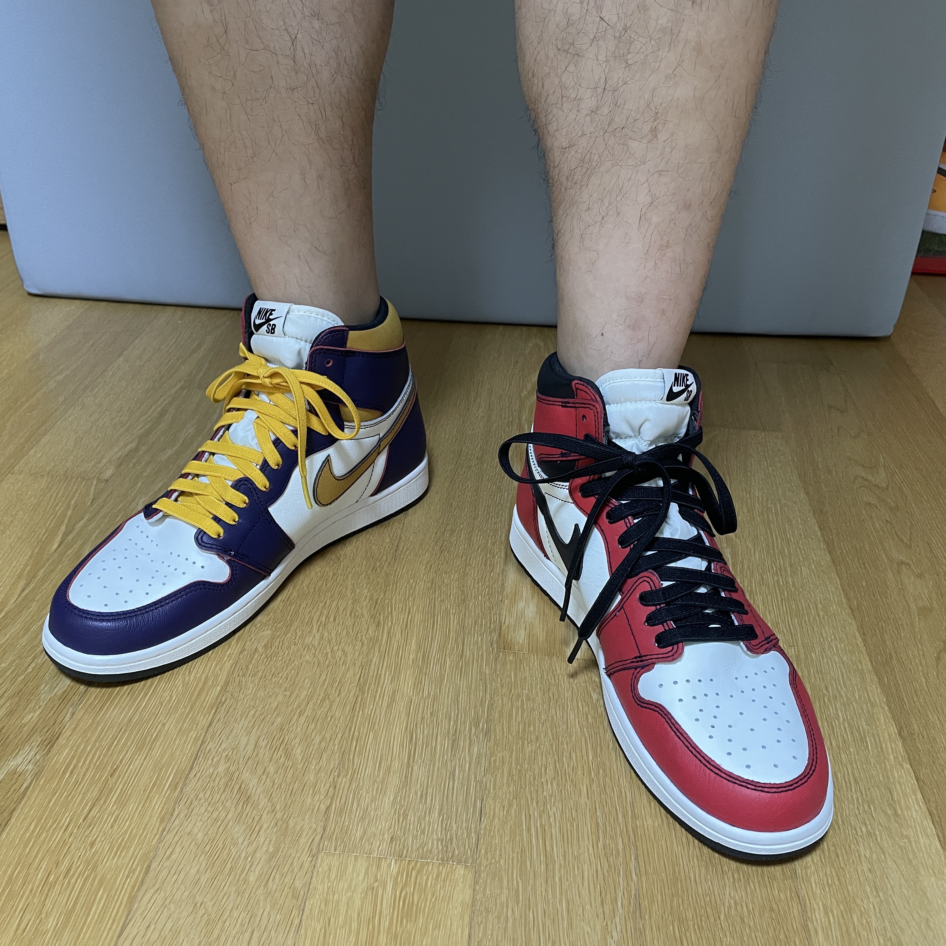 Jordan 1 Retro High OG Defiant SB LA to Chicago 착용 스타일