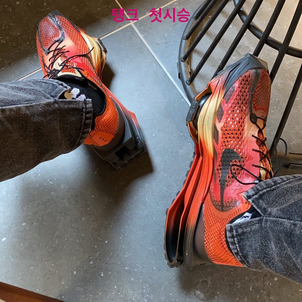 Nike x Matthew M Williams Zoom 004 Rust Factor 착용 스타일 - 3