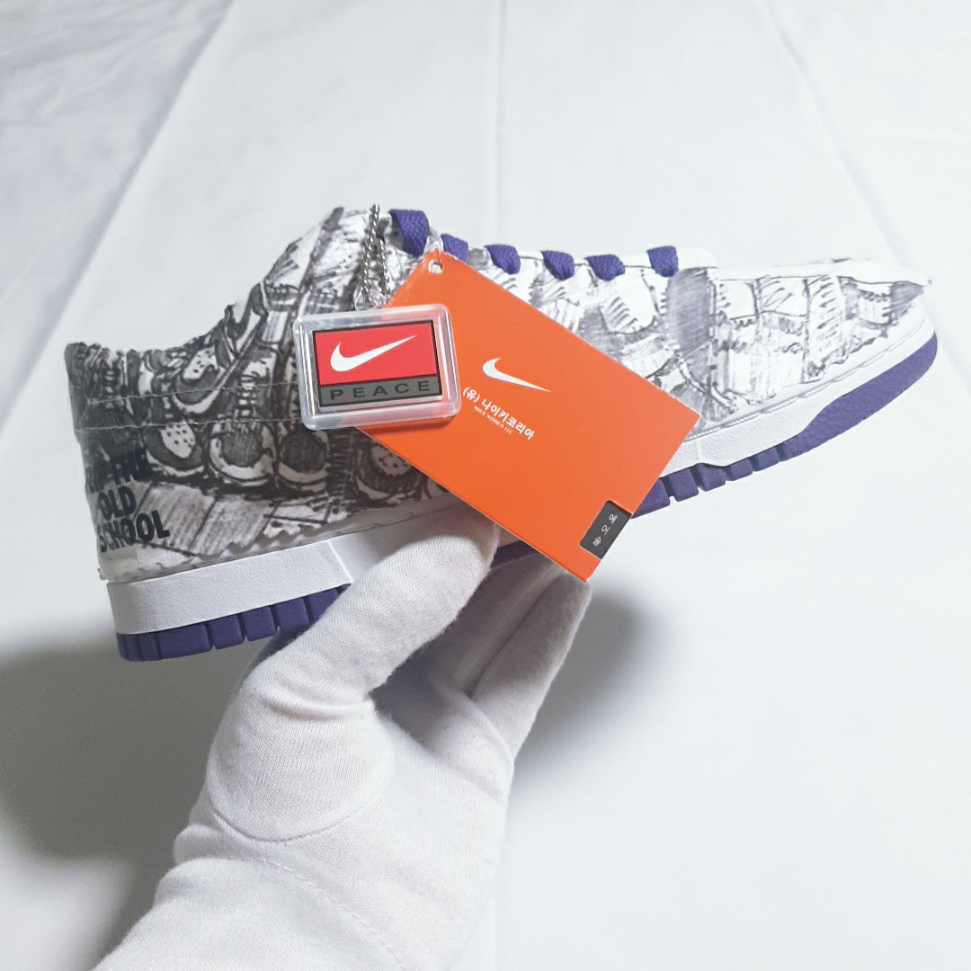 (W) Nike Dunk Low SE Flip 착용 스타일 - 1