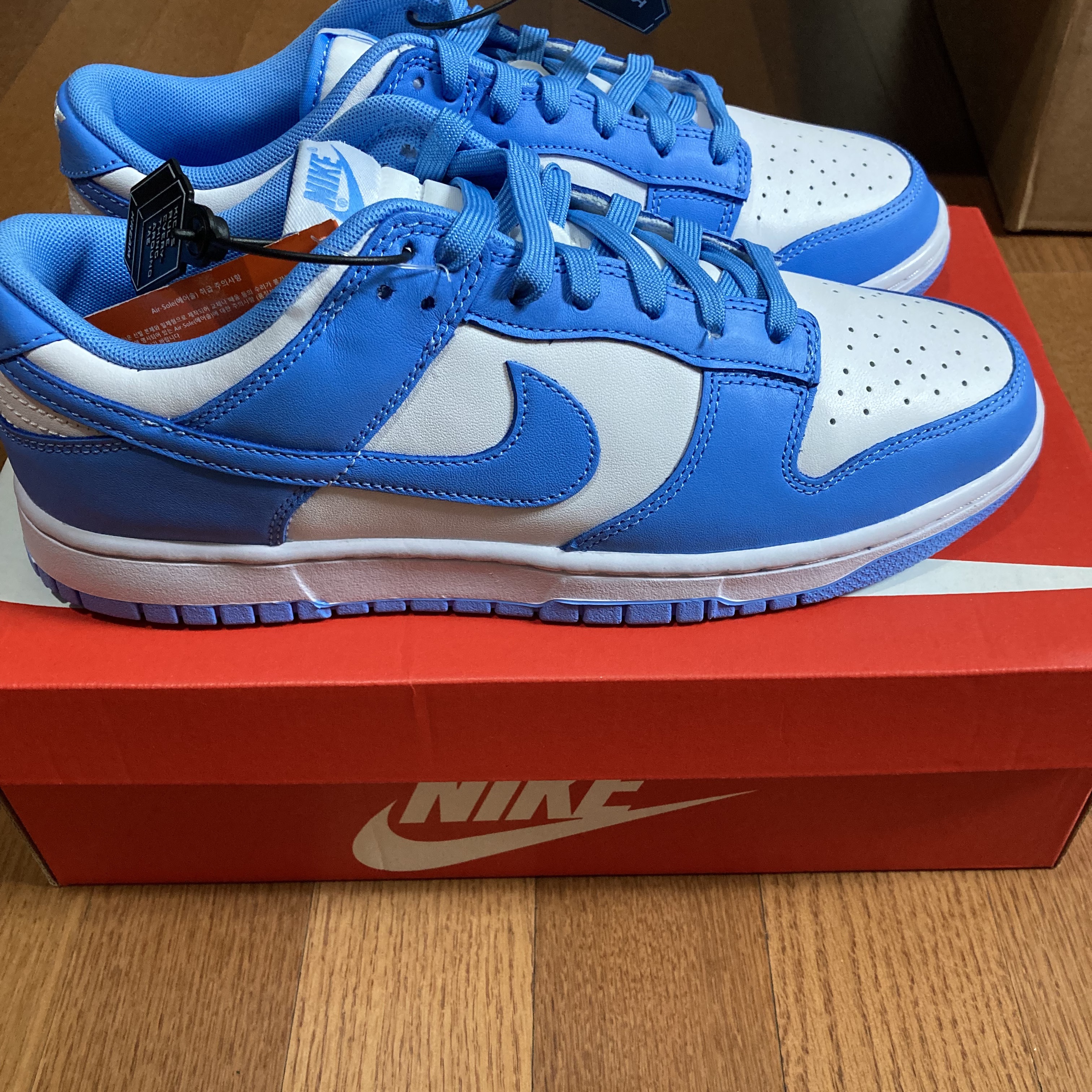 Nike Dunk Low Retro University Blue 착용 스타일