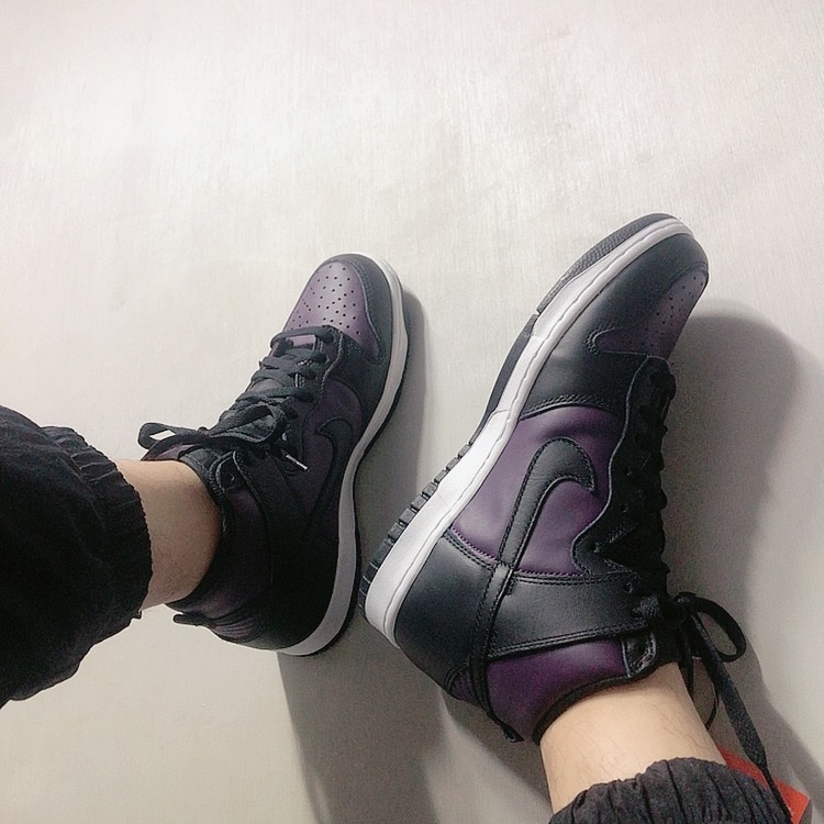 Nike x Fragment Dunk High Black 착용 스타일 - 3