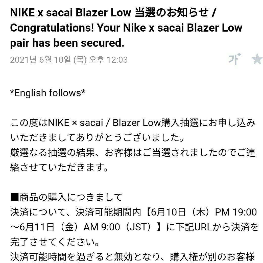Nike x Sacai Blazer Low Classic Green 착용 스타일 - 5