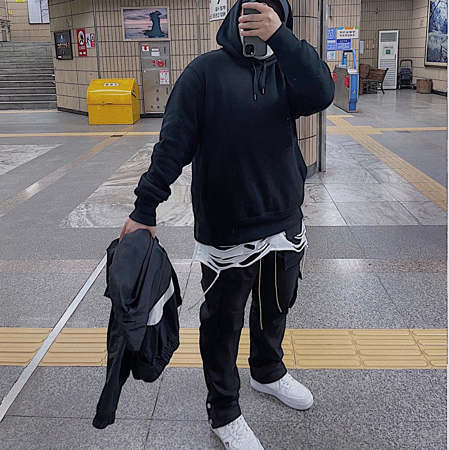 Nike Air Force 1 Low Roc-A-Fella (AF100) 착용 스타일