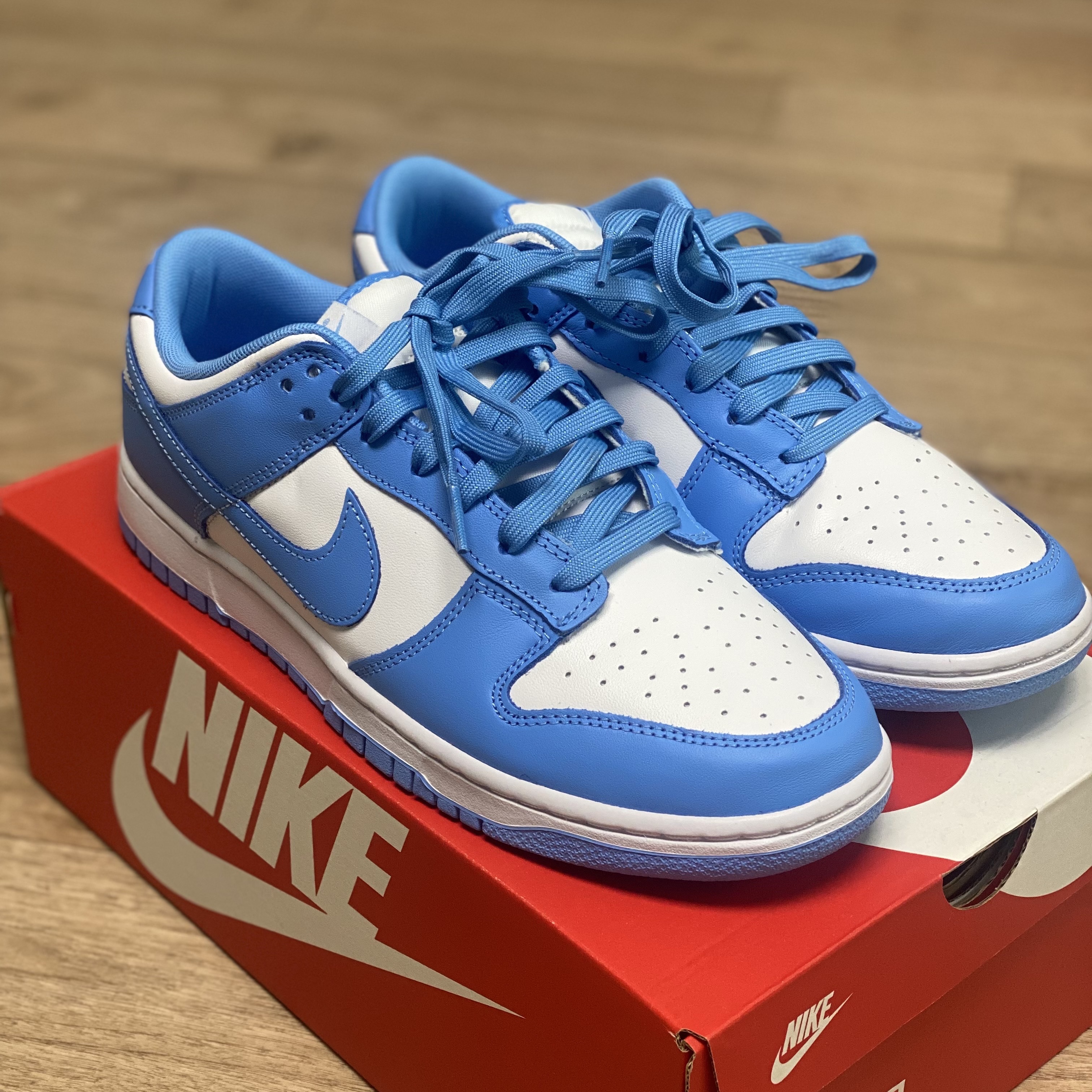 Nike Dunk Low Retro University Blue 착용 스타일