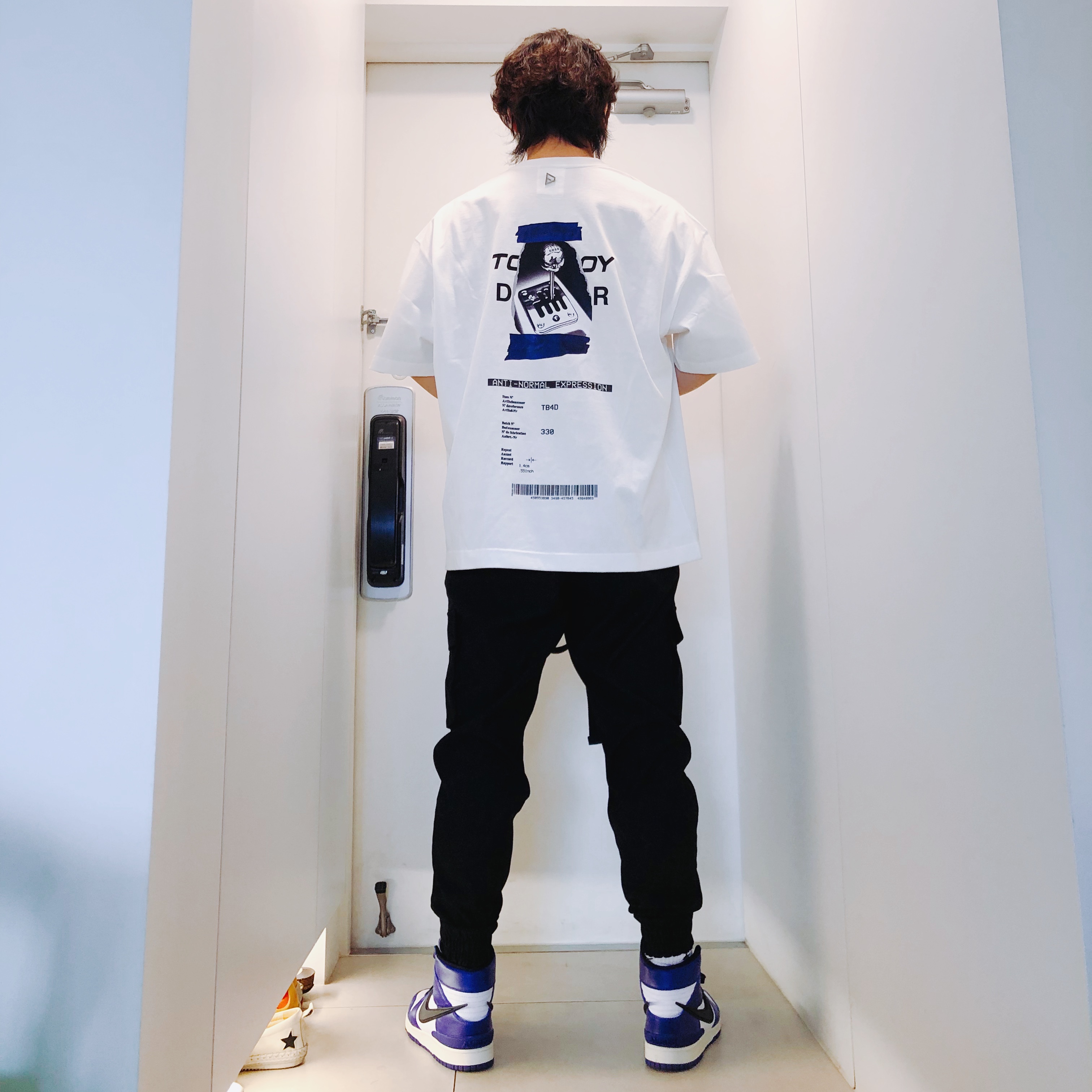 Nike x Ambush Dunk High Deep Royal Blue 착용 스타일