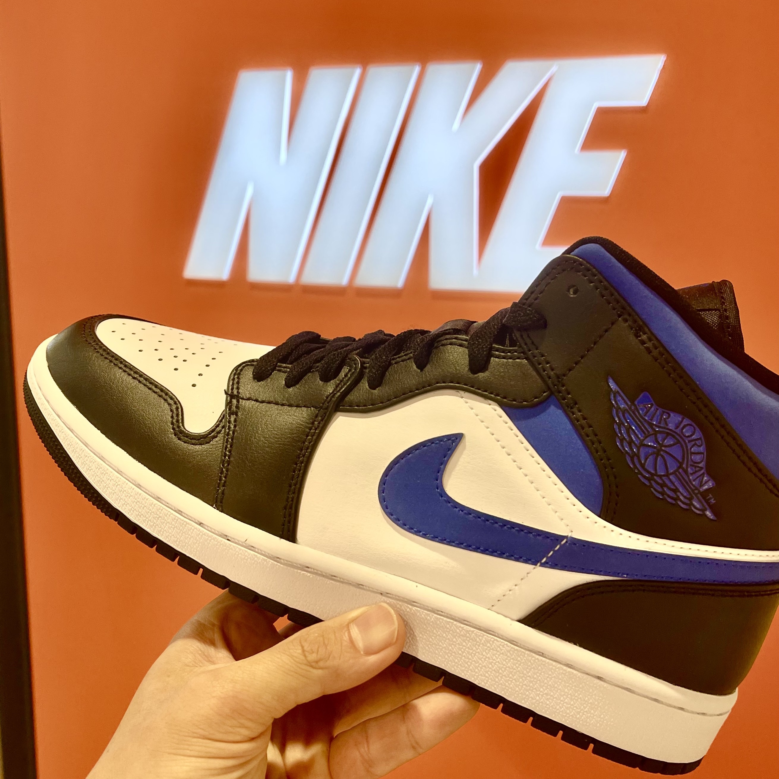 Jordan 1 Mid Racer Blue 착용 스타일