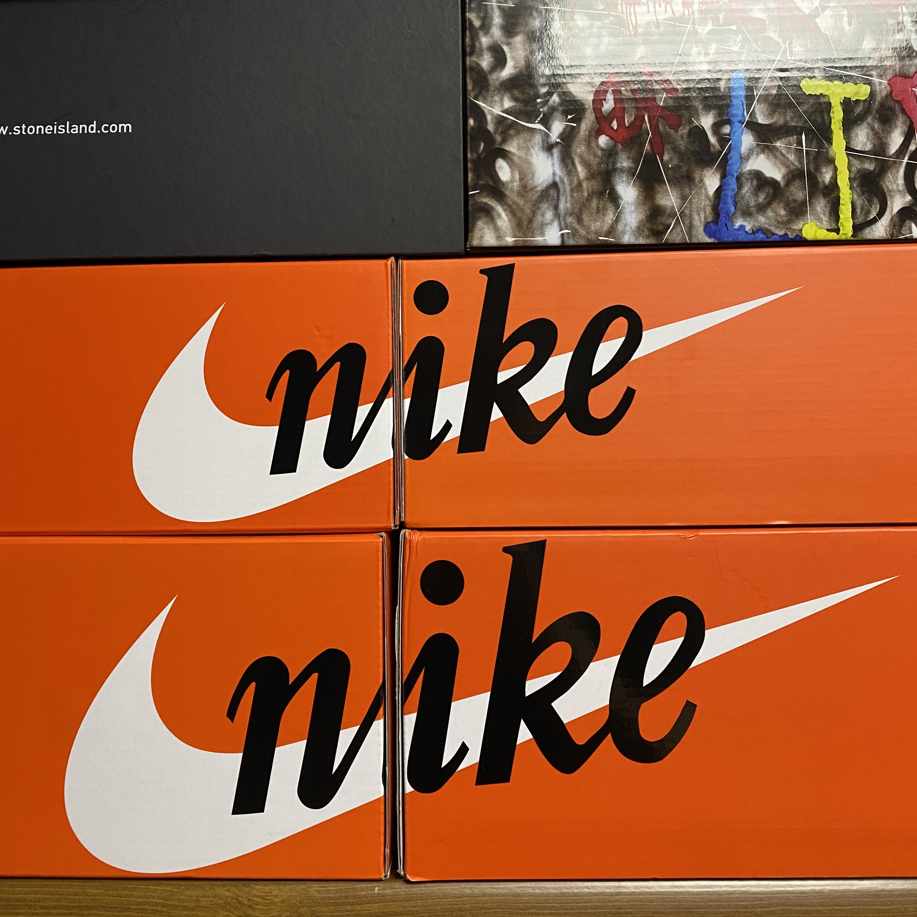 Nike x Sacai Blazer Low Classic Green, Nike x Sacai Blazer Low Magma Orange 착용 스타일 - 4