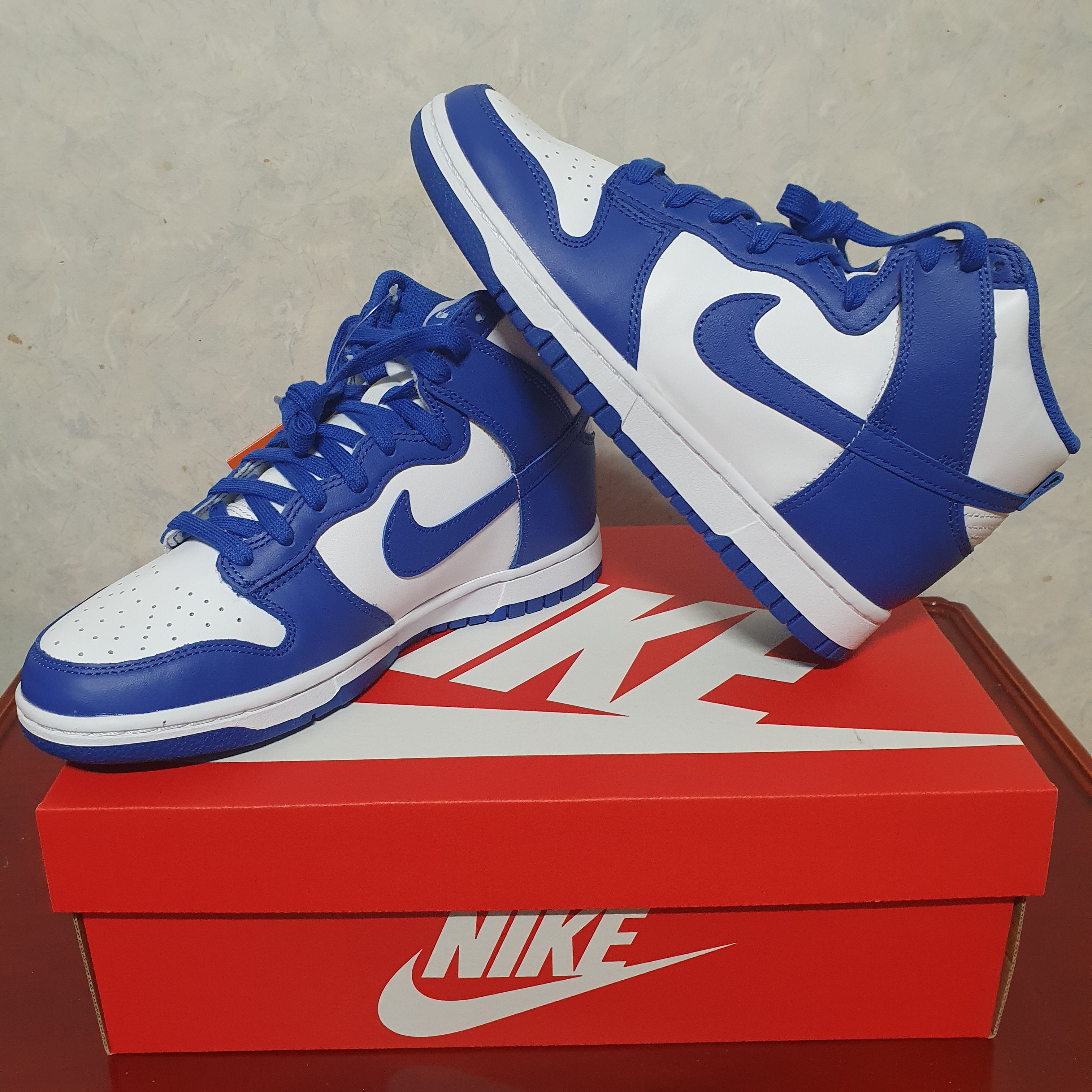 Nike Dunk High Retro Game Royal 착용 스타일 - 2