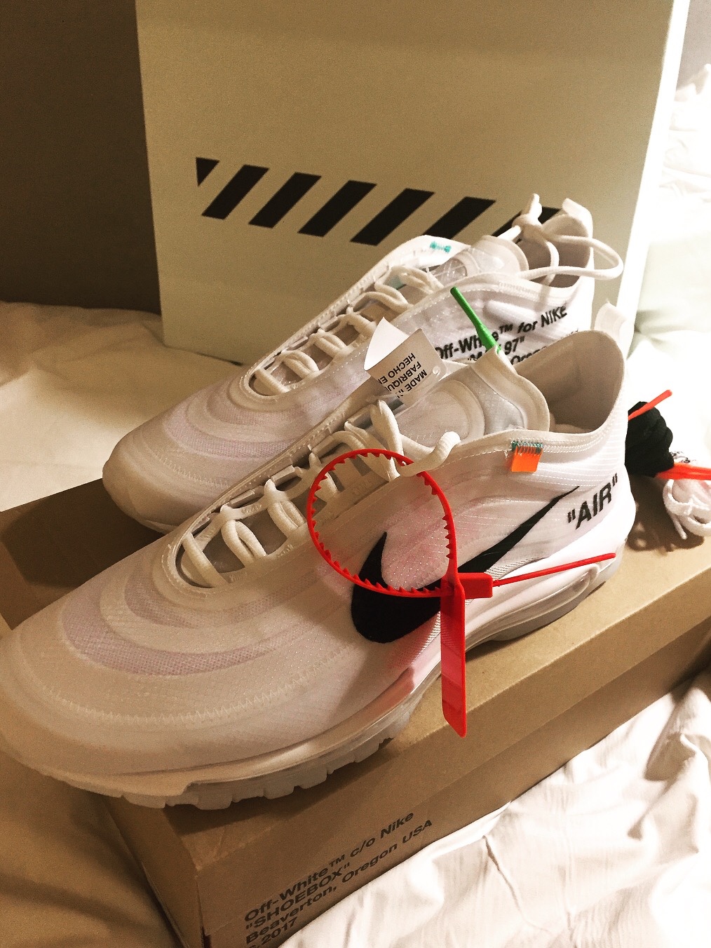 Nike x Off-White Air Max 97 OG The Ten 착용 스타일 - 1