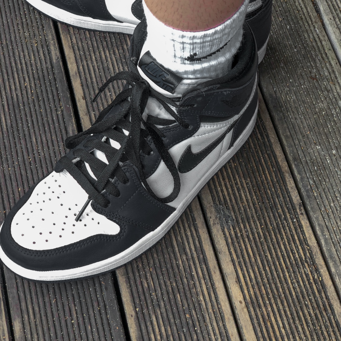 Jordan 1 Retro High OG Black Mocha, Jordan 1 Retro High OG Court Purple 2020 착용 스타일 - 4