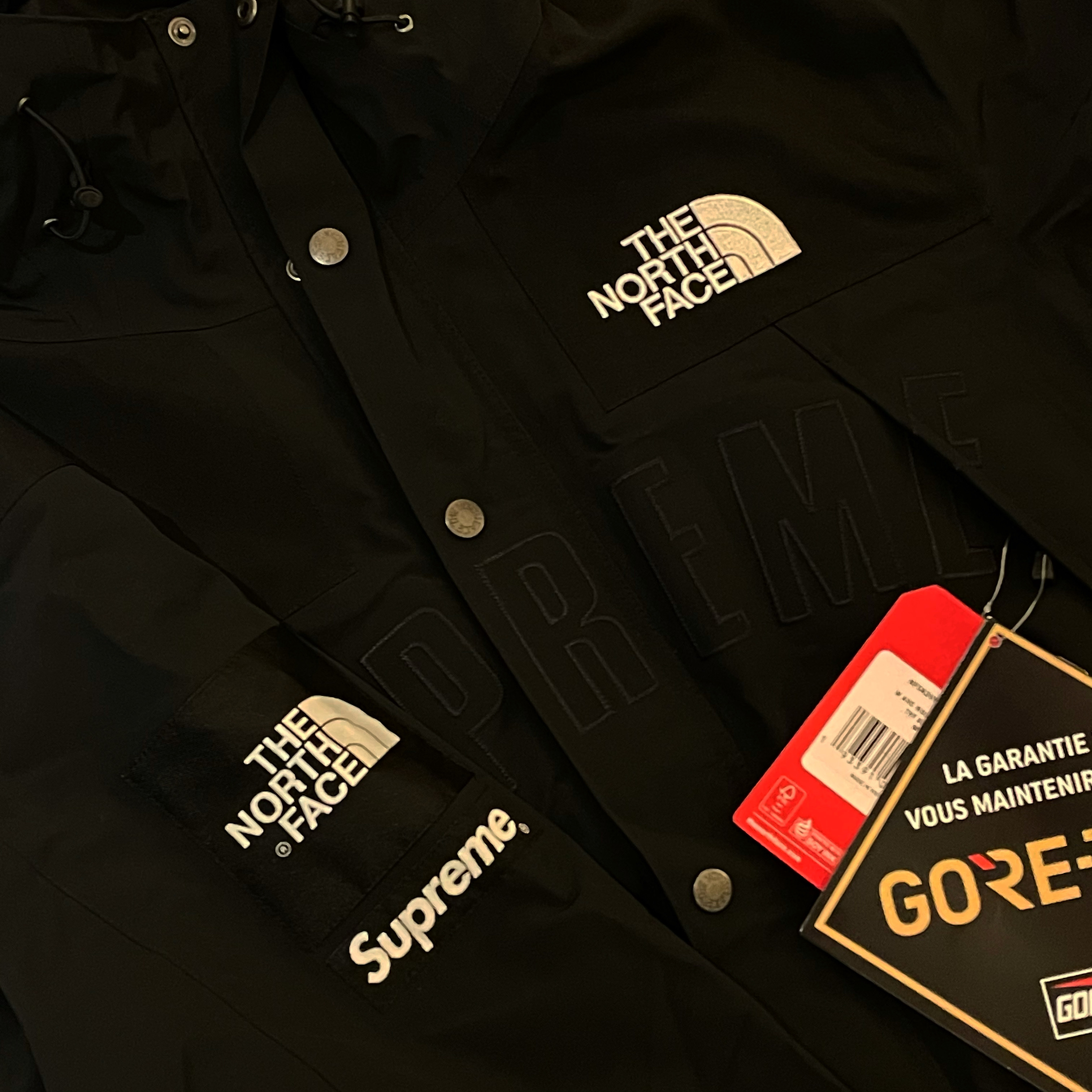 Supreme x The North Face Arc Logo Mountain Parka Black - 19SS 착용 스타일