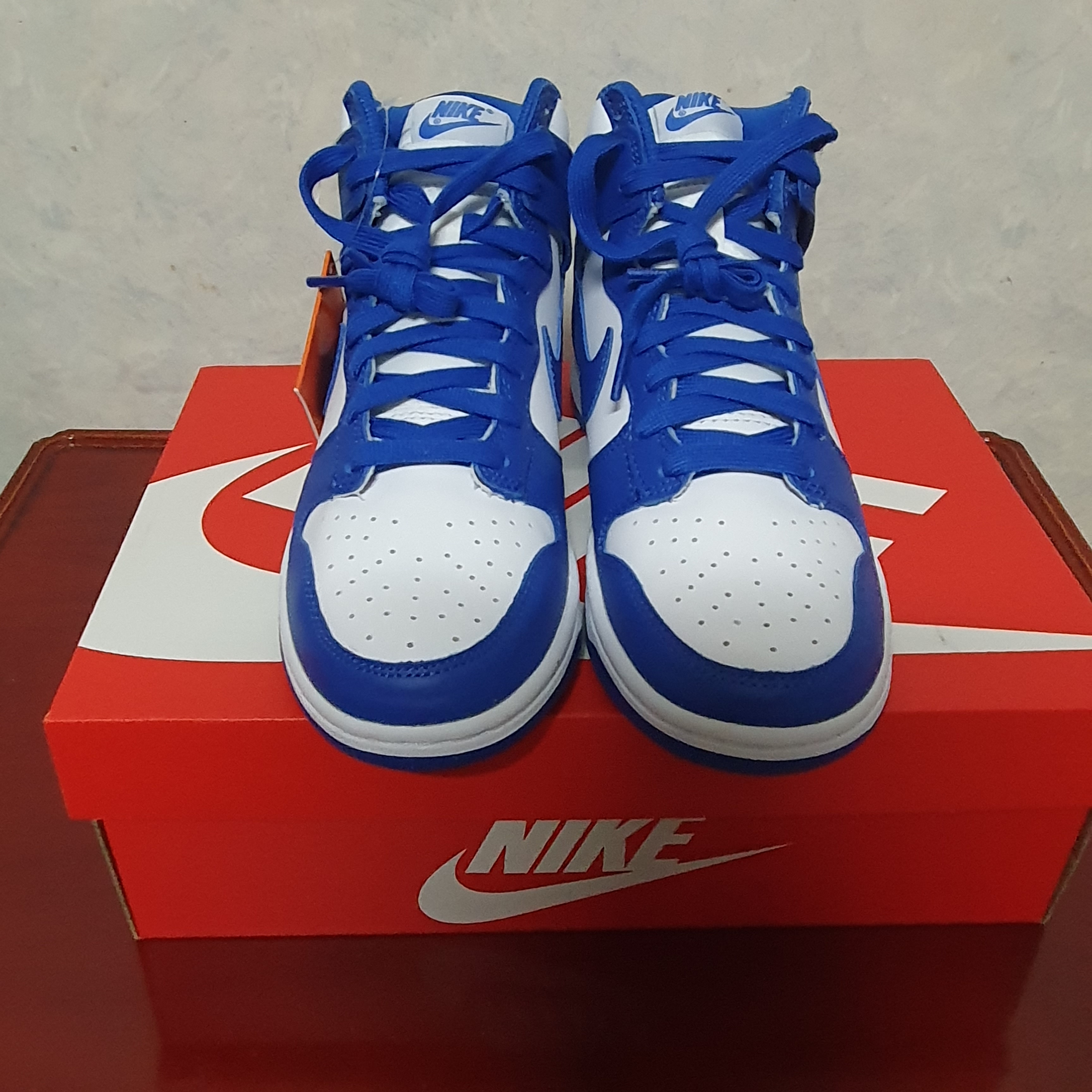 Nike Dunk High Retro Game Royal 착용 스타일 - 3