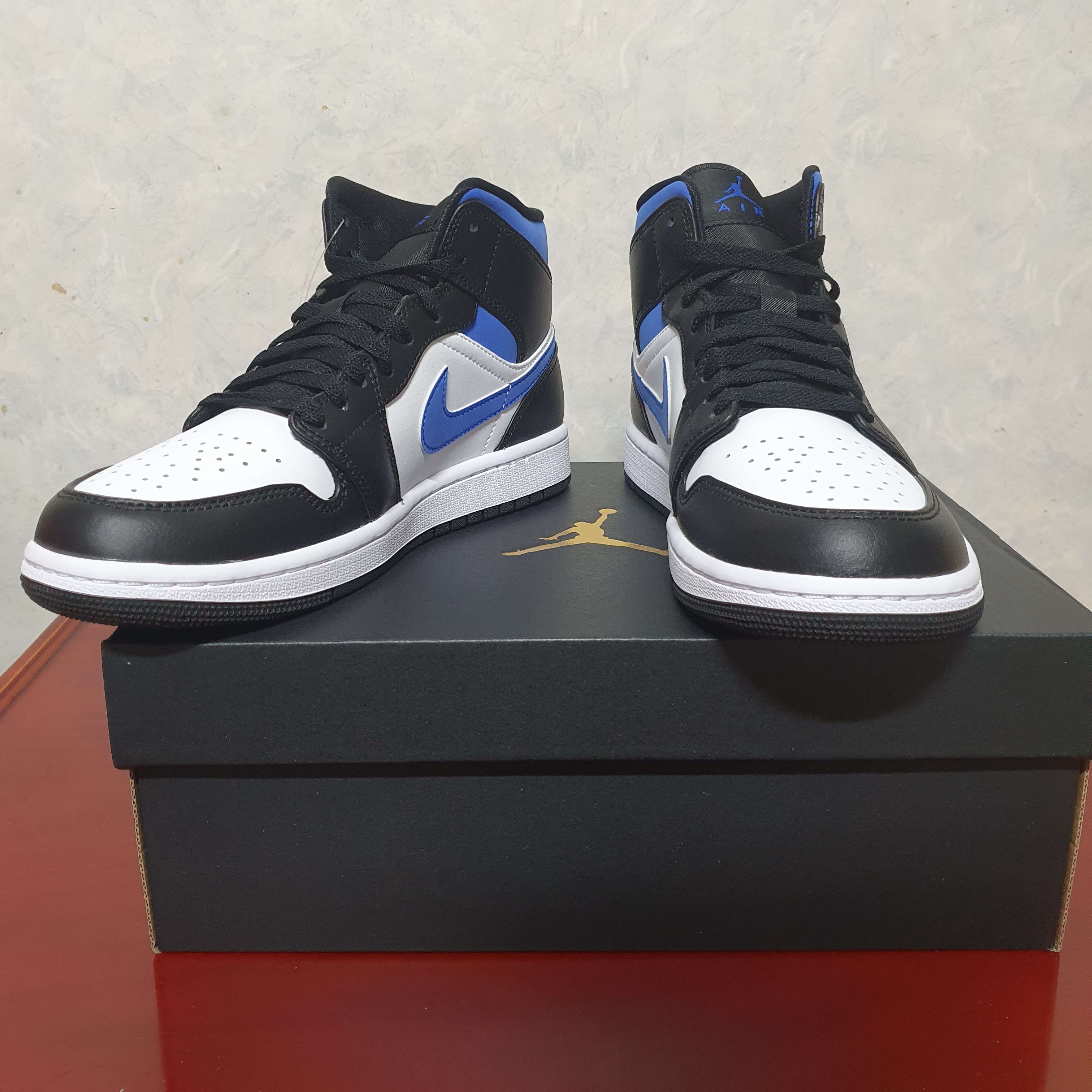 Jordan 1 Mid Racer Blue 착용 스타일 - 1