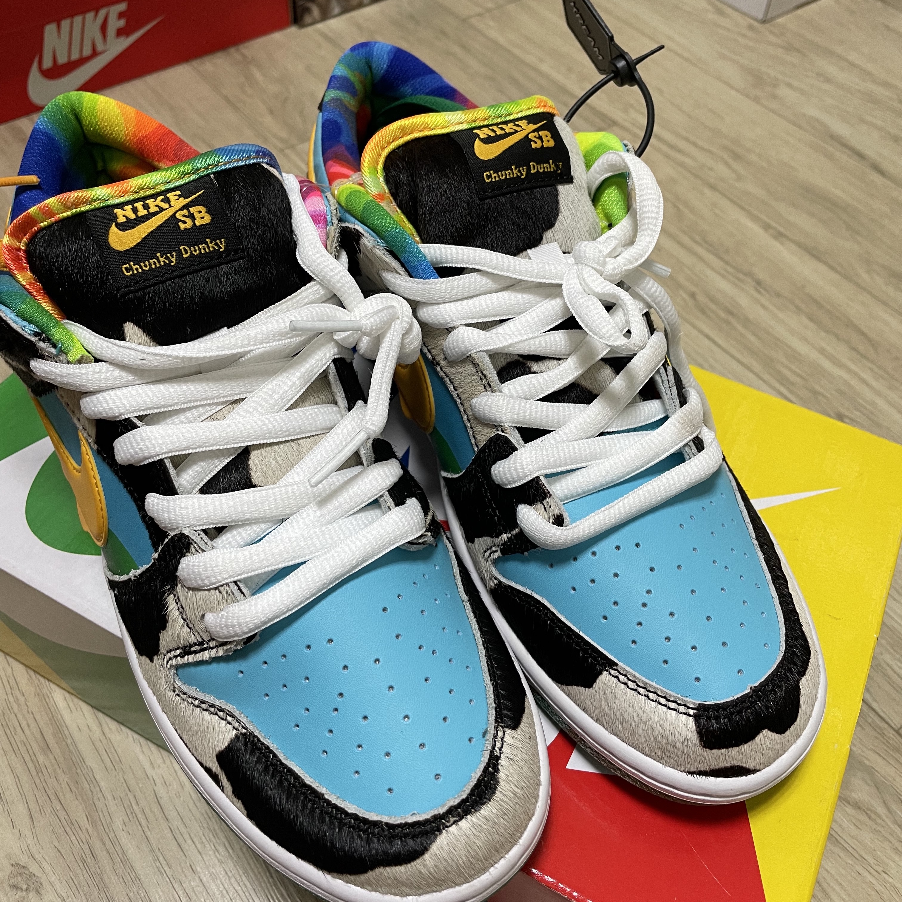 Nike x Ben & Jerry's SB Dunk Low Chunky Dunky 착용 스타일