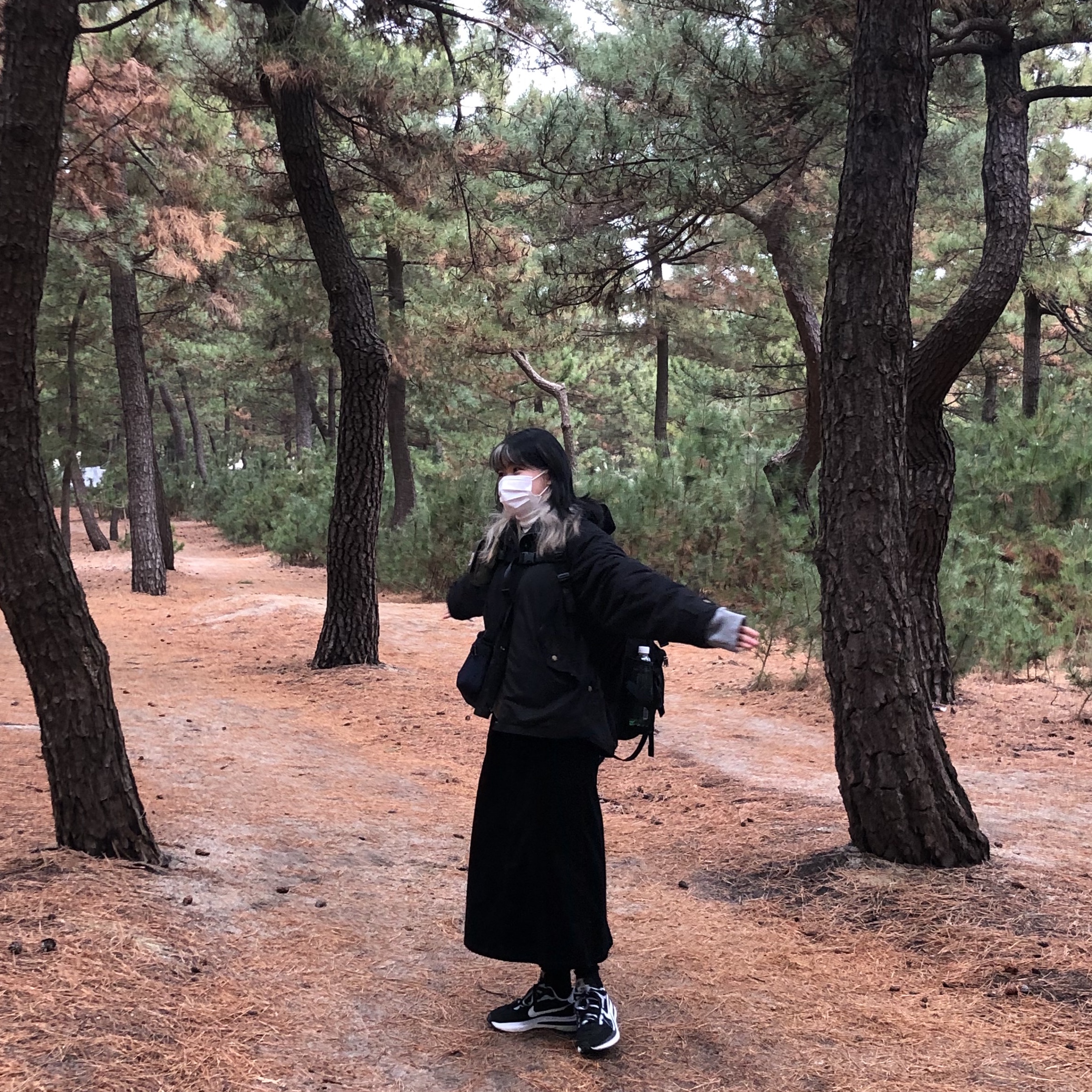 Nike x Sacai VaporWaffle Black White 착용 스타일