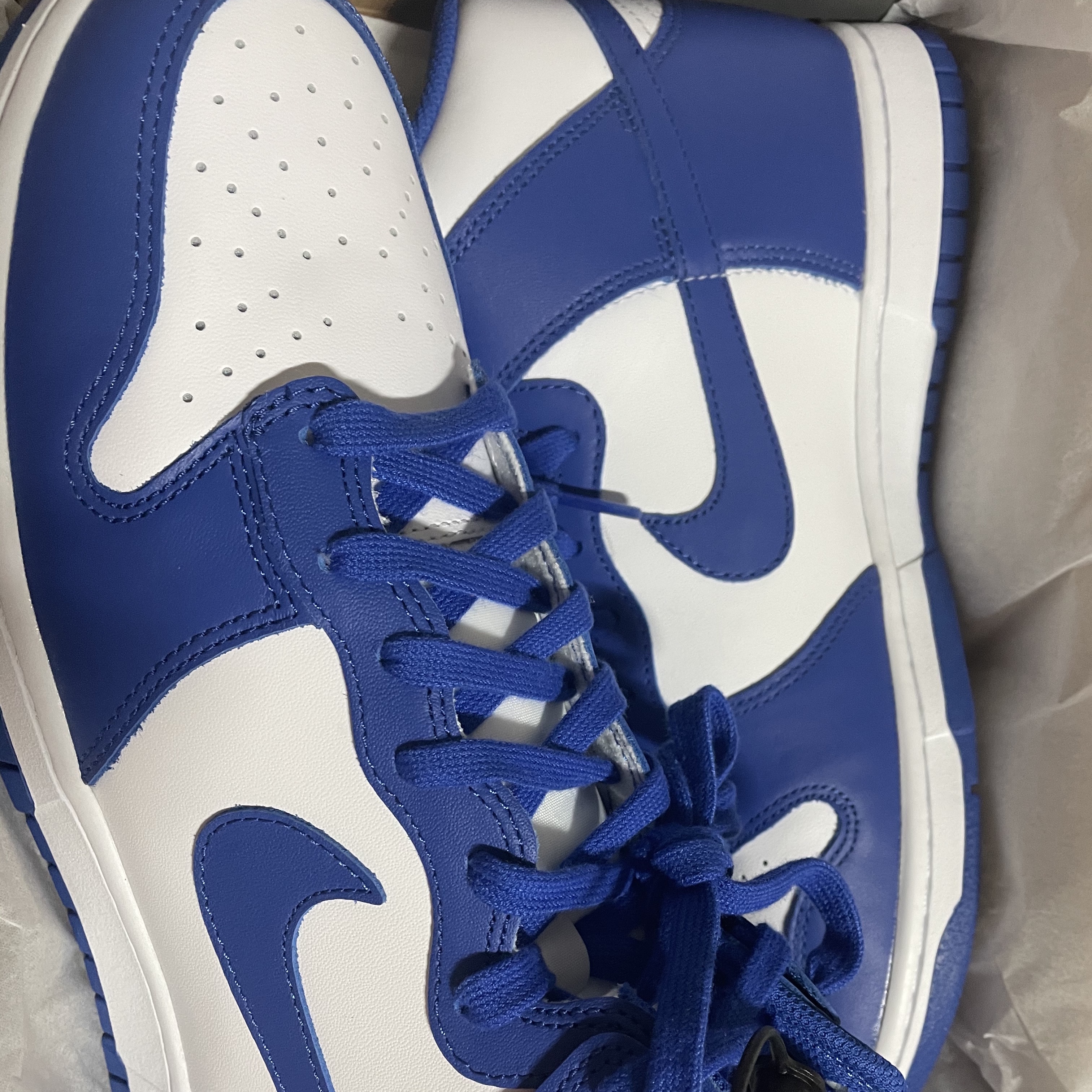 Nike Dunk High Retro Game Royal 착용 스타일