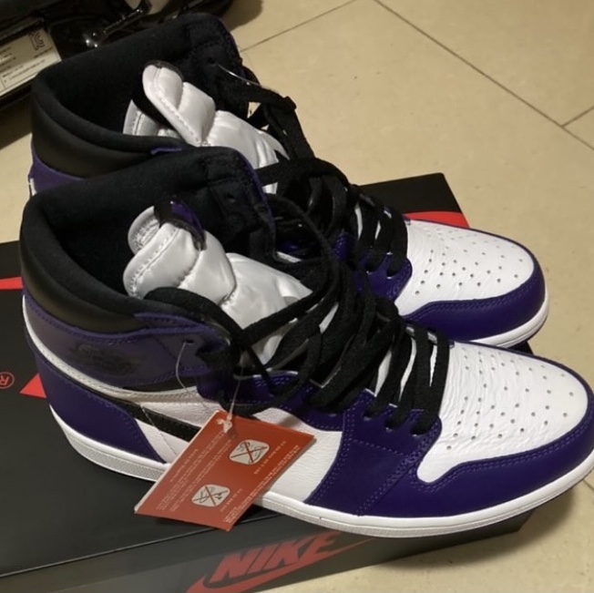 Jordan 1 Retro High OG Court Purple 2020 착용 스타일