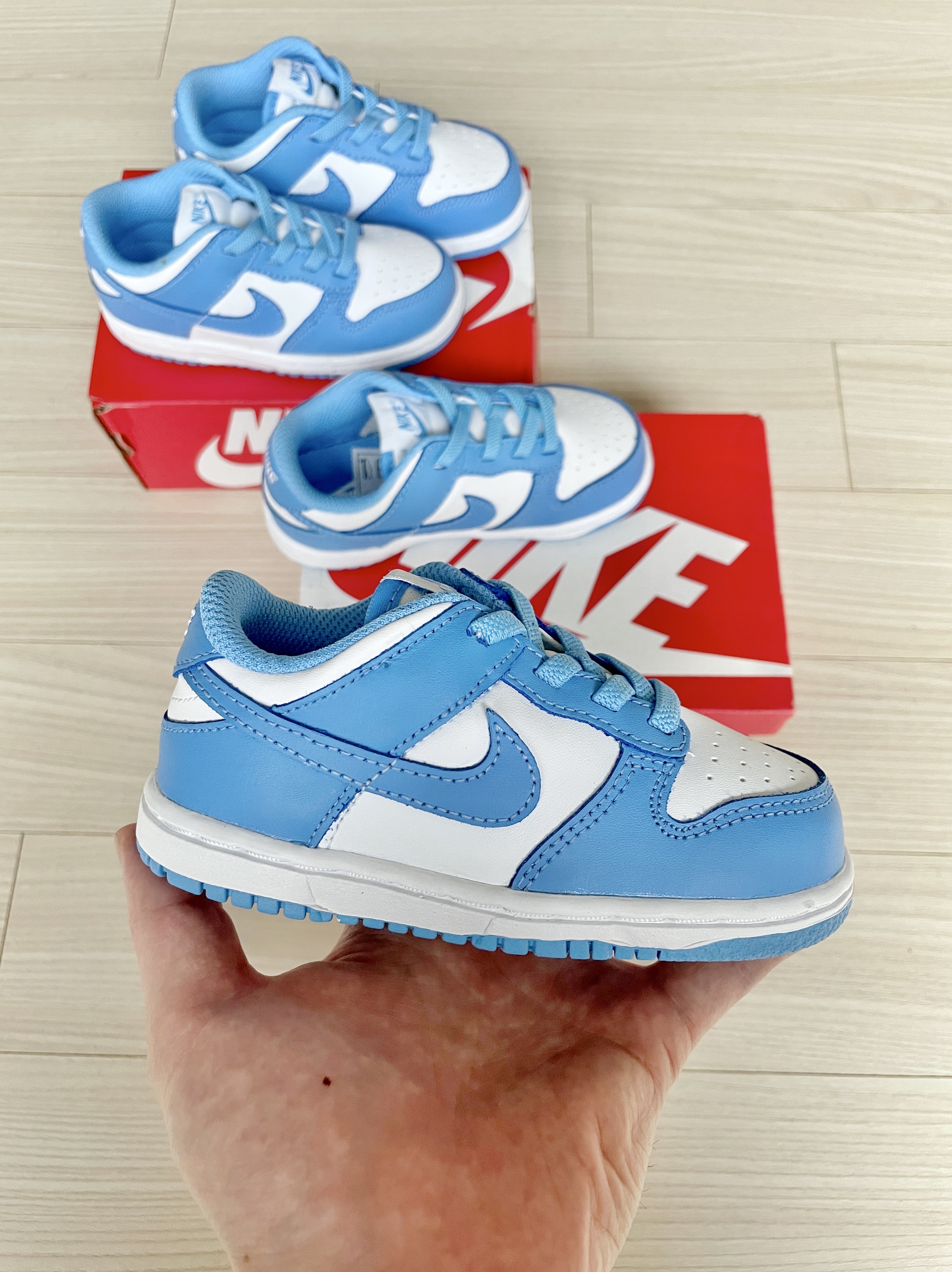 (TD) Nike Dunk Low University Blue 착용 스타일