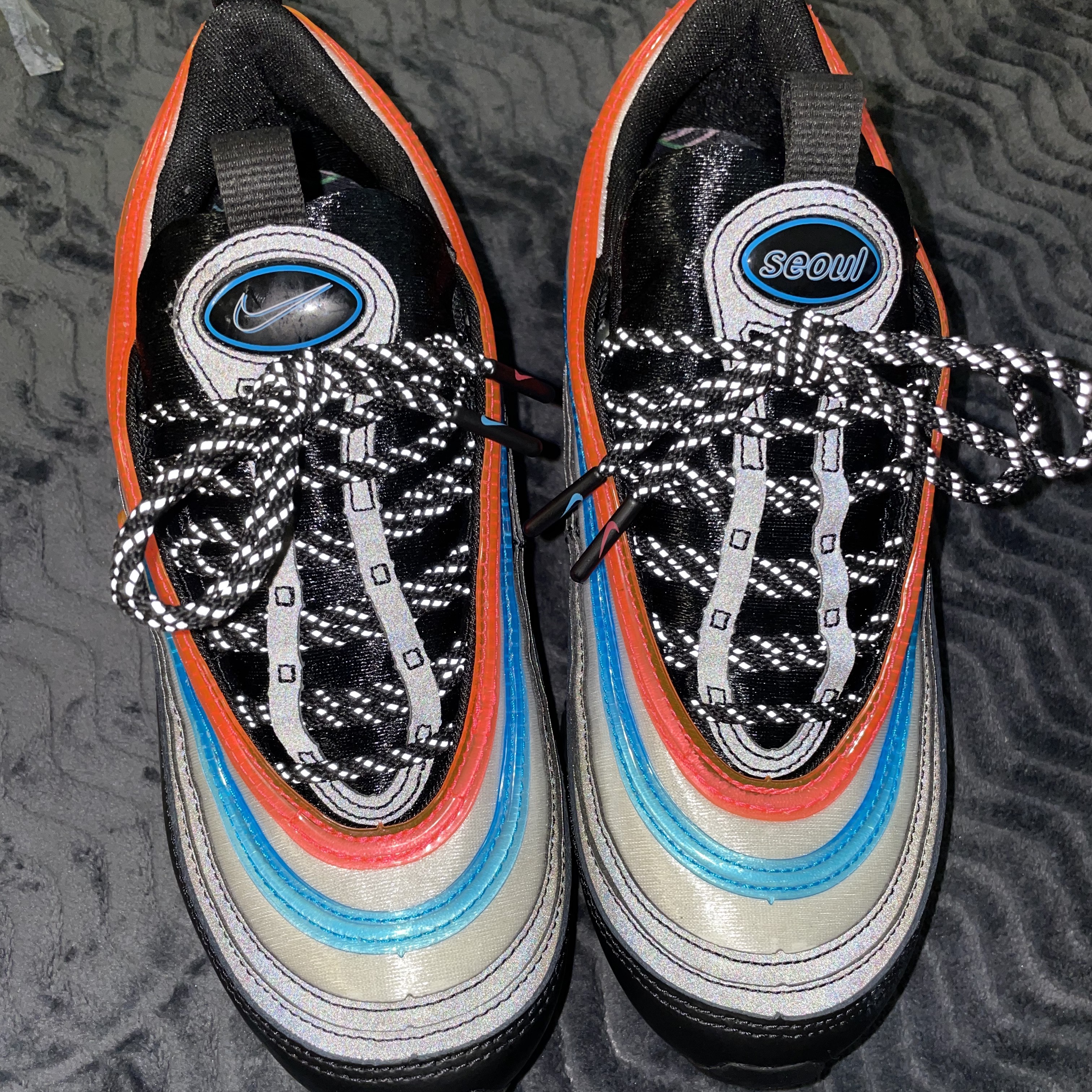 Nike Air Max 97 Neon Seoul 착용 스타일 - 3