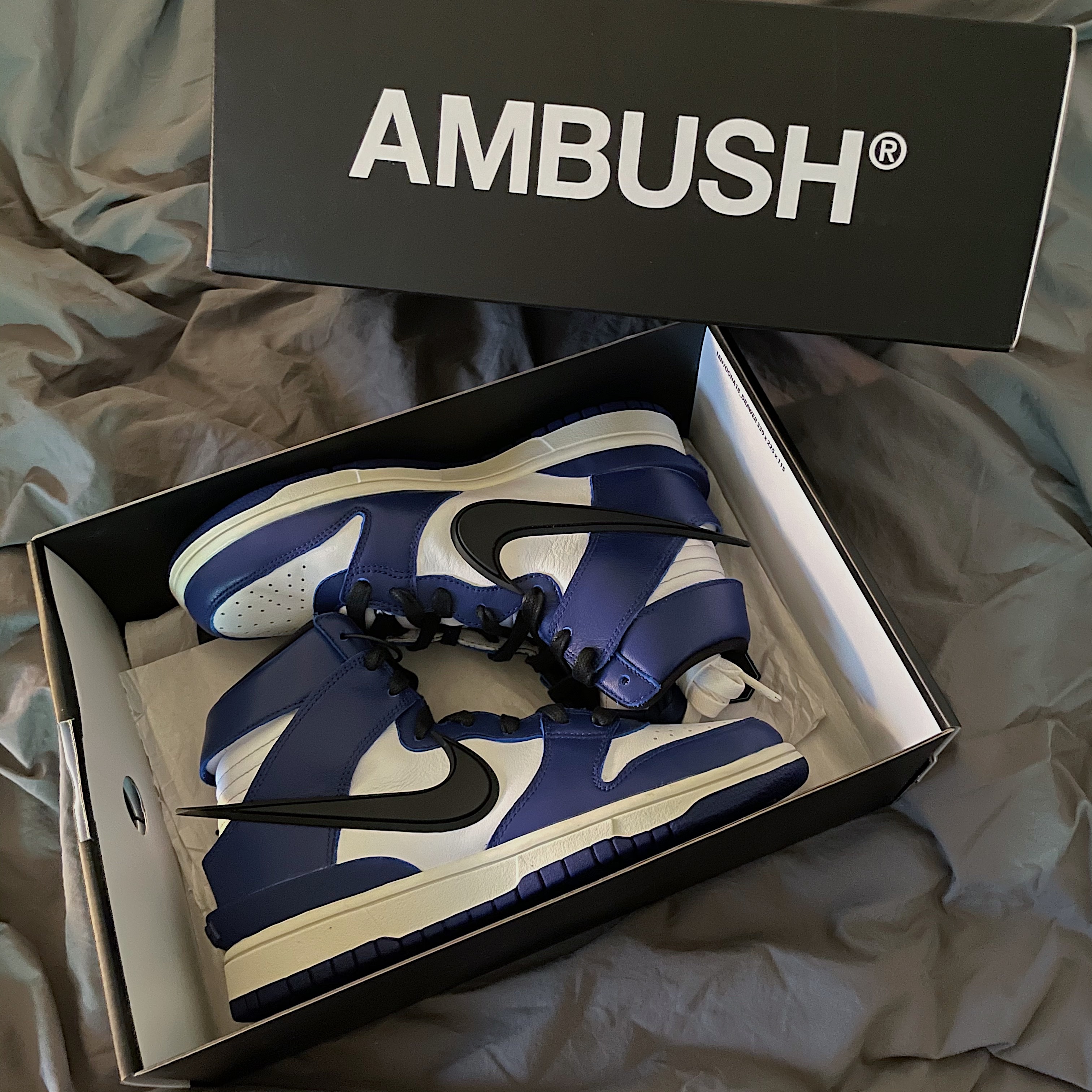 Nike x Ambush Dunk High Deep Royal Blue 착용 스타일 - 2