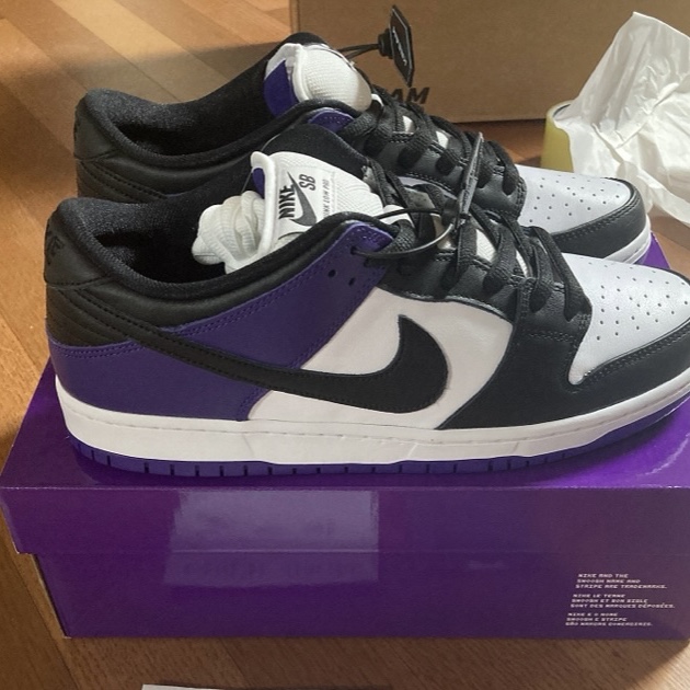 Nike SB Dunk Low Pro Court Purple 착용 스타일