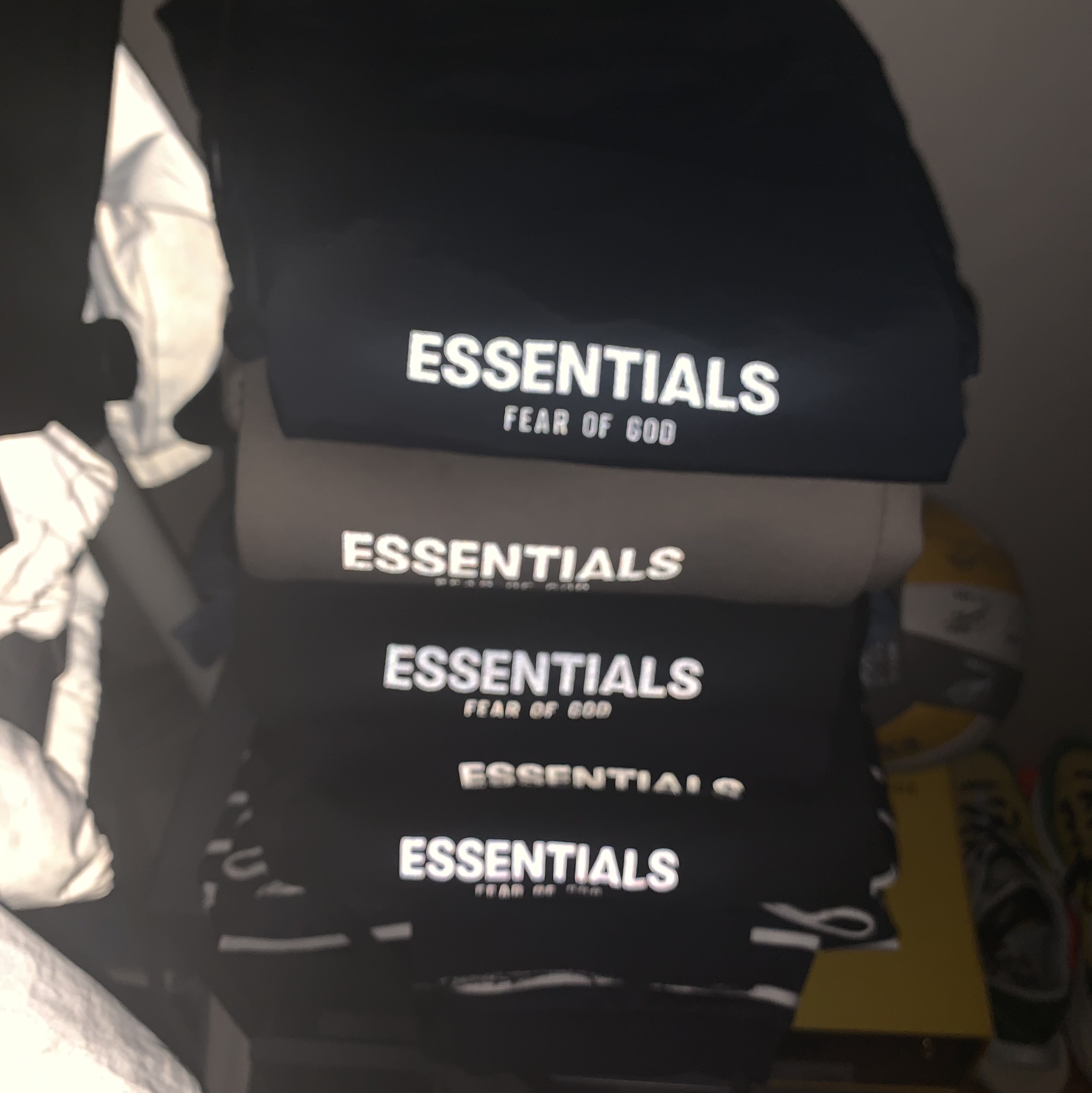 Essentials Fleece Lounge Pants Navy/Dark Navy - Ssense Exclusive, Essentials Track Pants Navy/Dark Navy - Ssense Exclusive 착용 스타일
