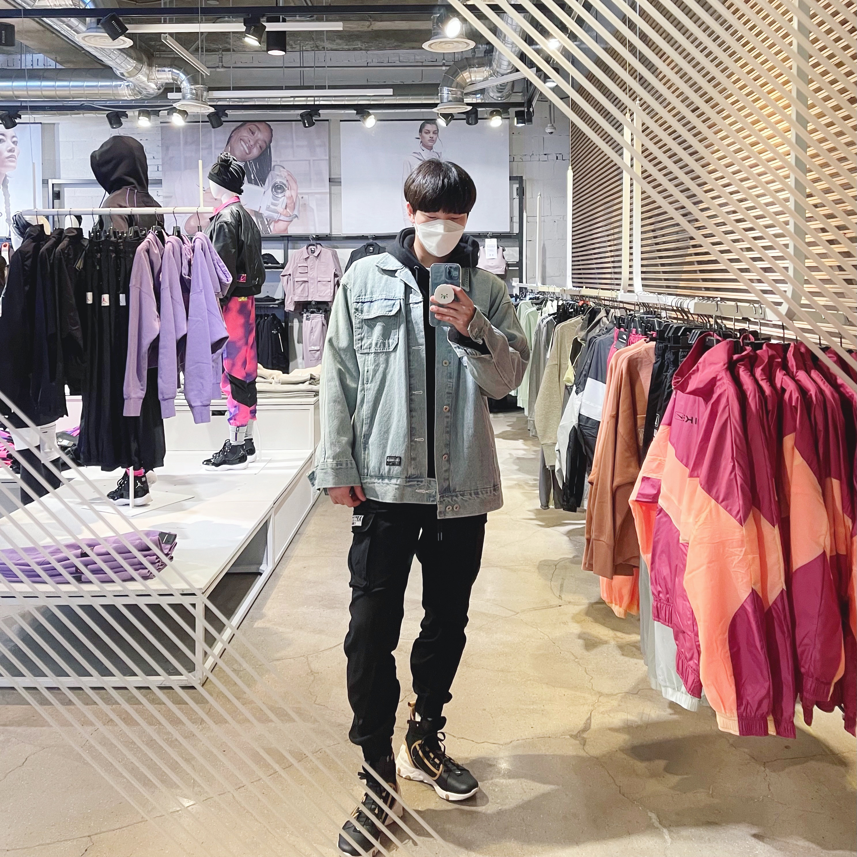 Nike React Ianga 10th Collection 착용 스타일