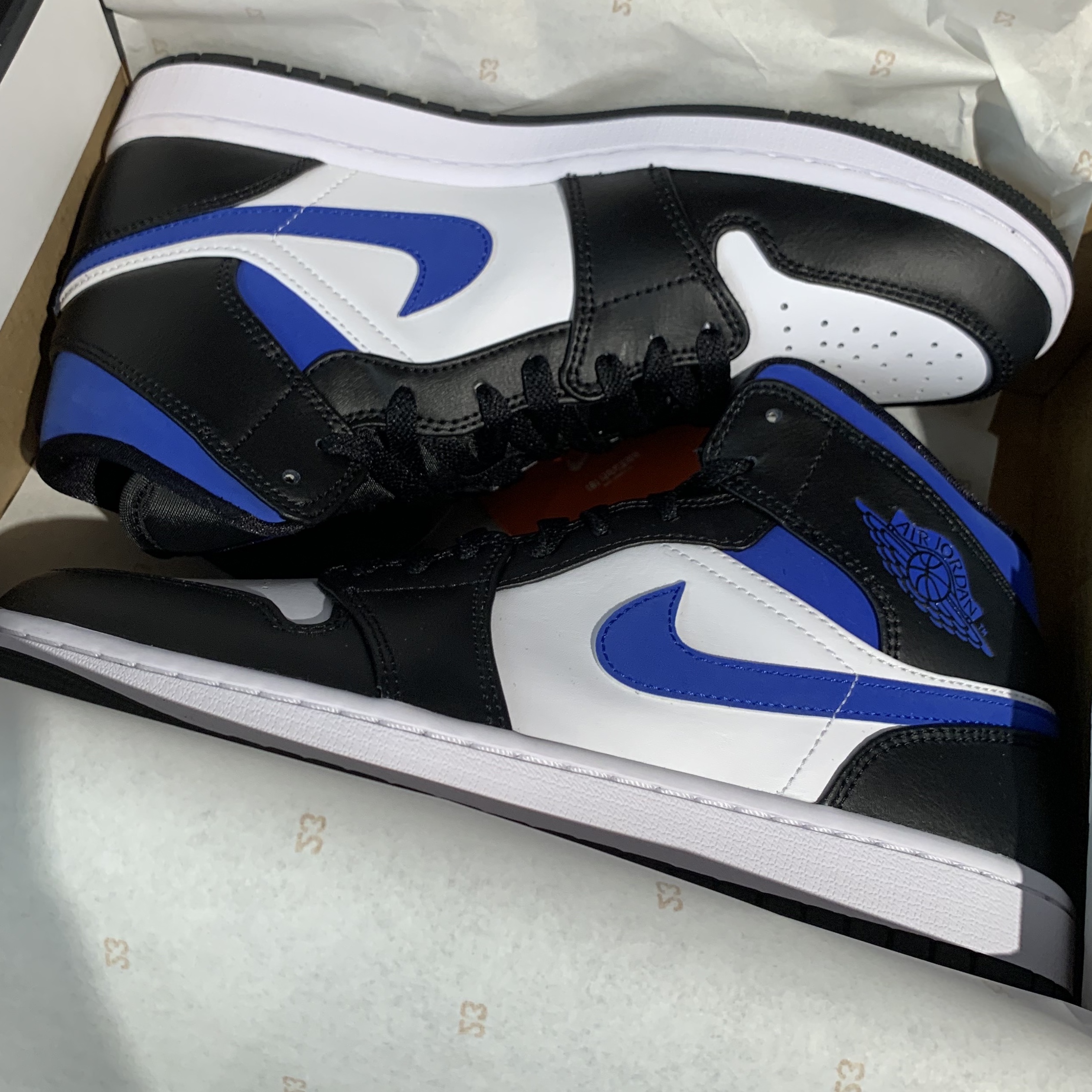 Jordan 1 Mid Racer Blue 착용 스타일