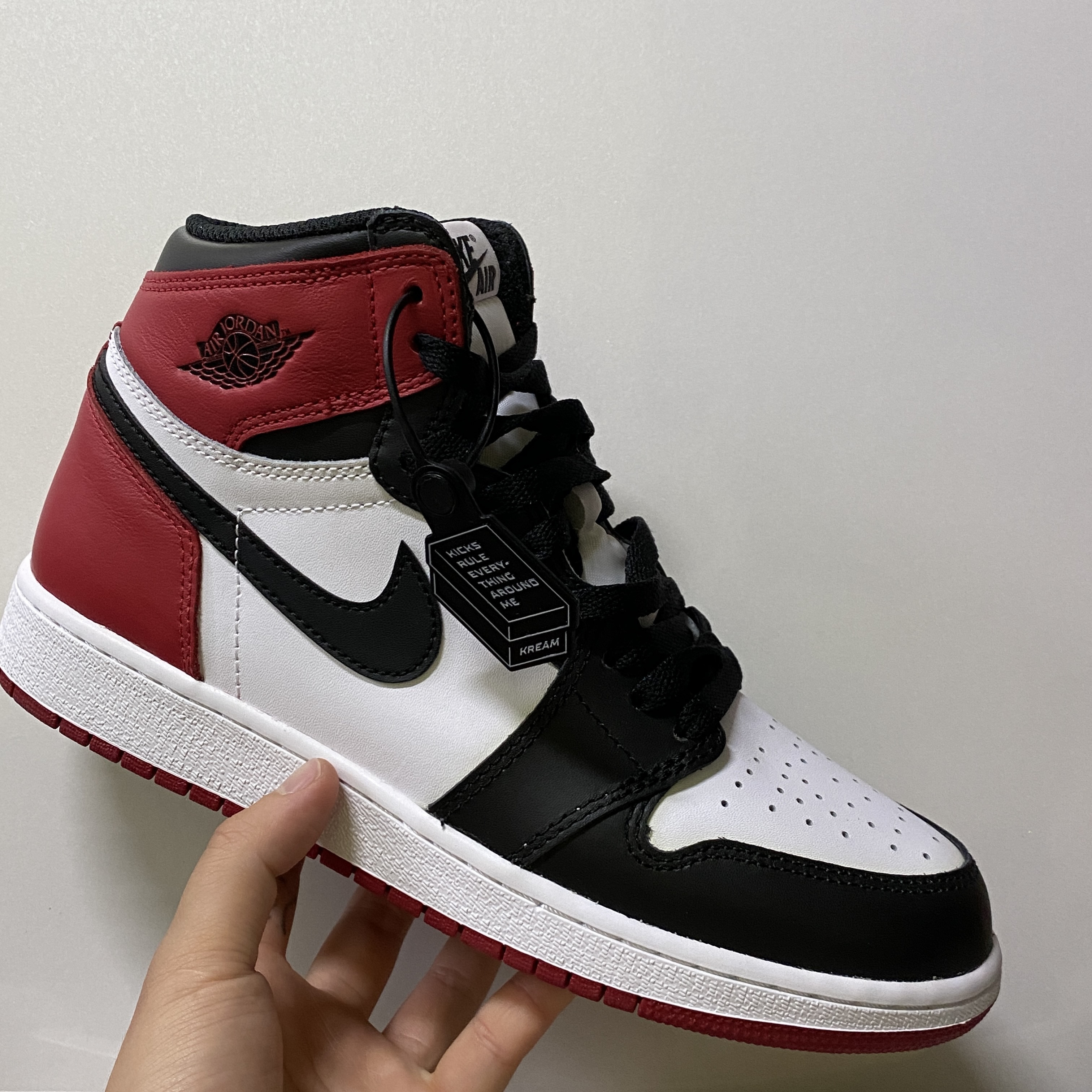 (GS) Jordan 1 Retro High OG Black Toe 2016 착용 스타일 - 2