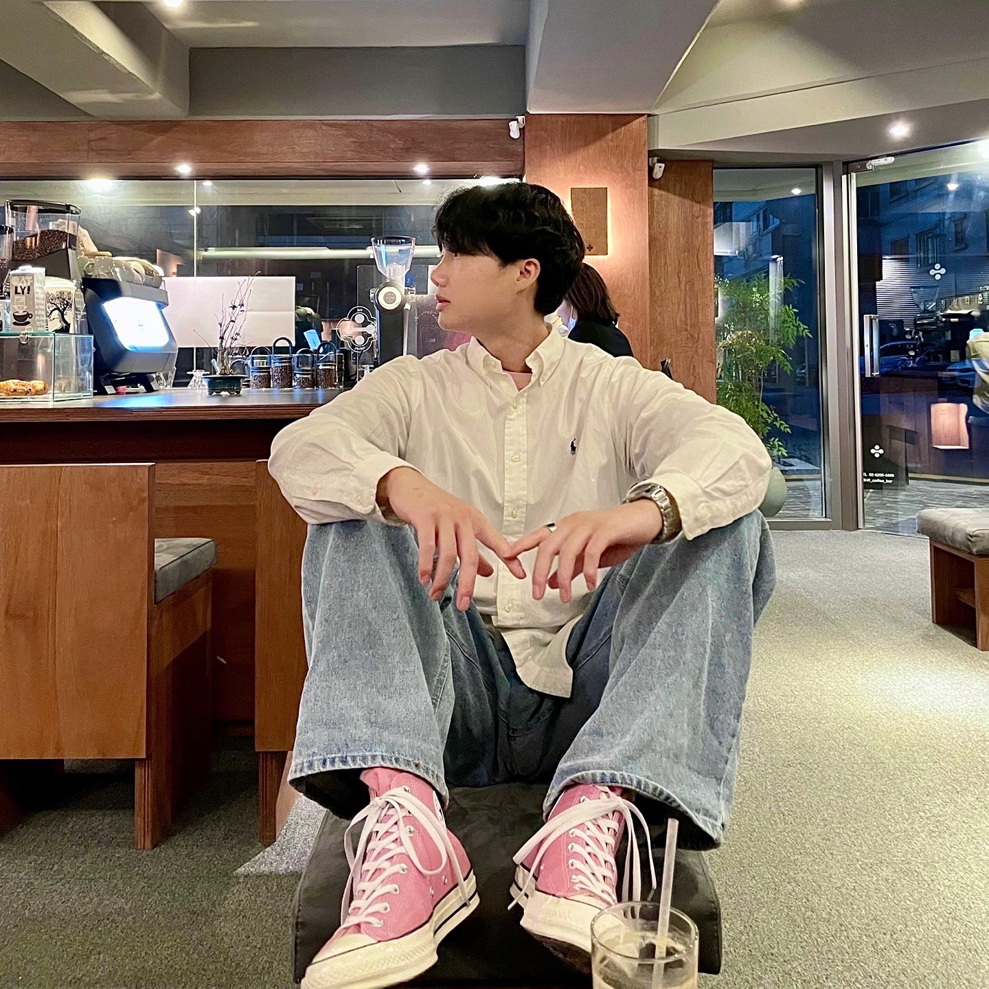 Converse Chuck 70 High Magic Flamingo 착용 스타일