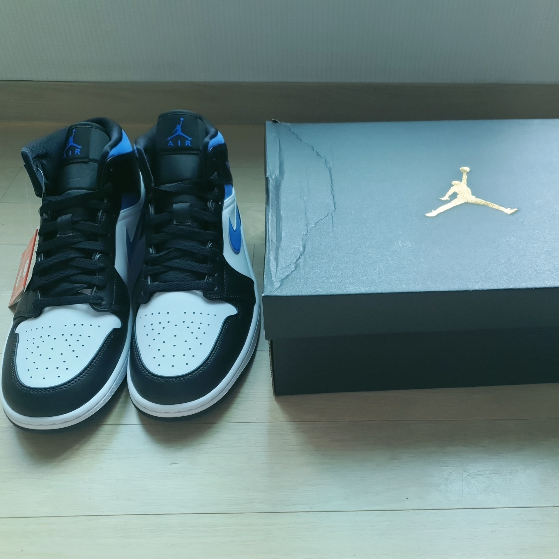 Jordan 1 Mid Racer Blue 착용 스타일 - 2